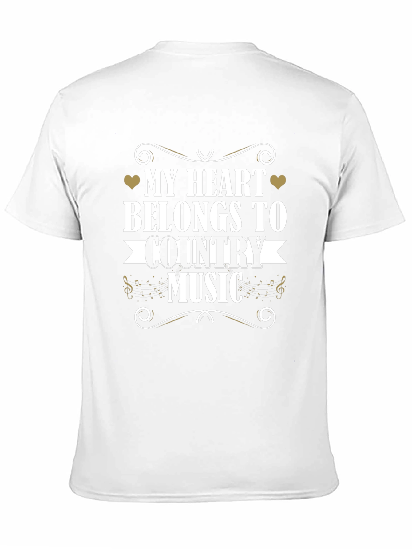 Country Music Heart T-Shirt