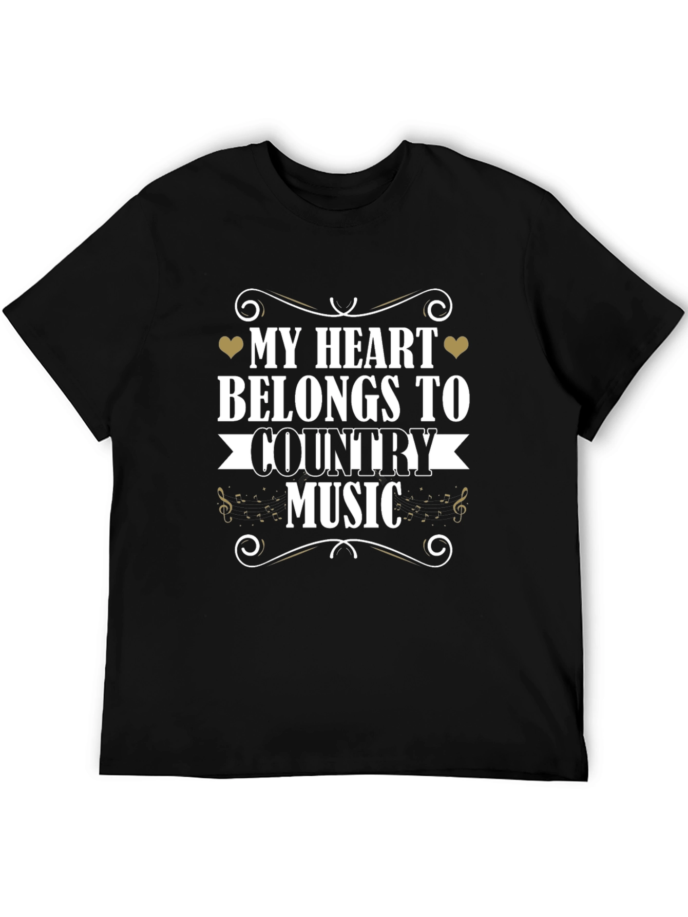 Country Music Heart T-Shirt