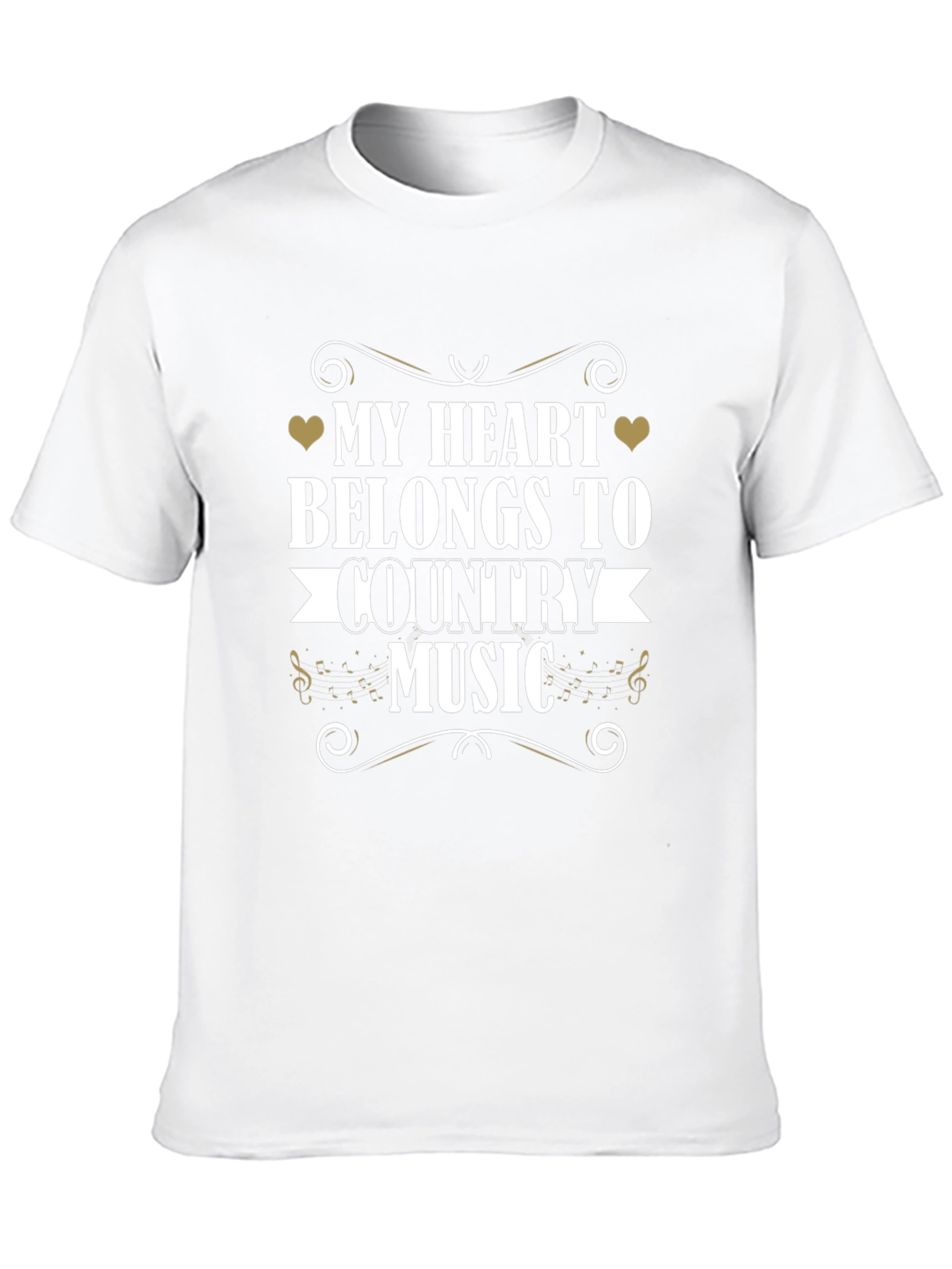 Country Music Heart T-Shirt