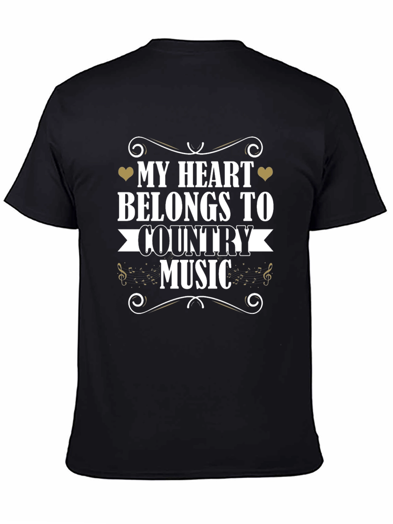 Country Music Heart T-Shirt