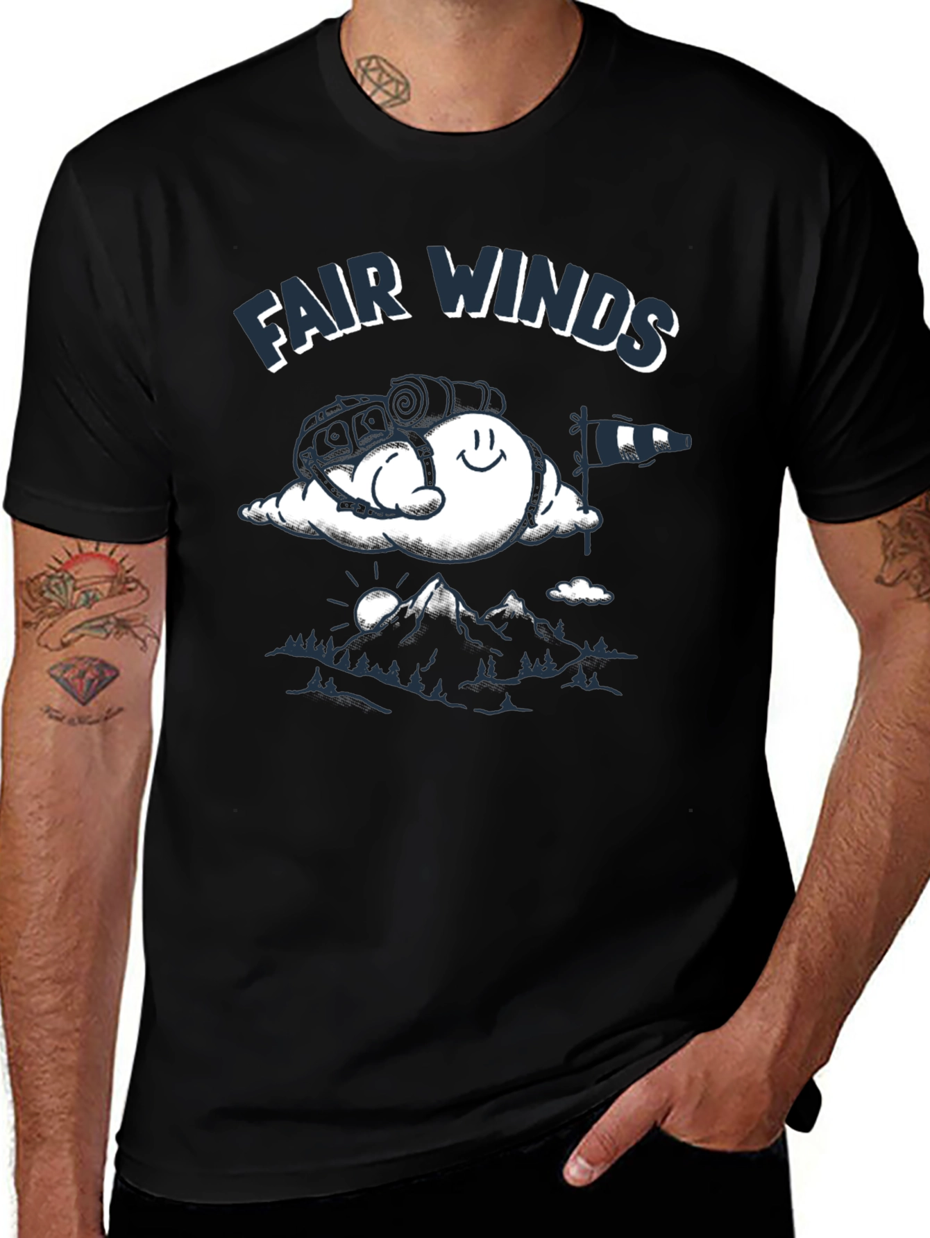 Fair Winds Graphic Tee - Adventure Awaits!