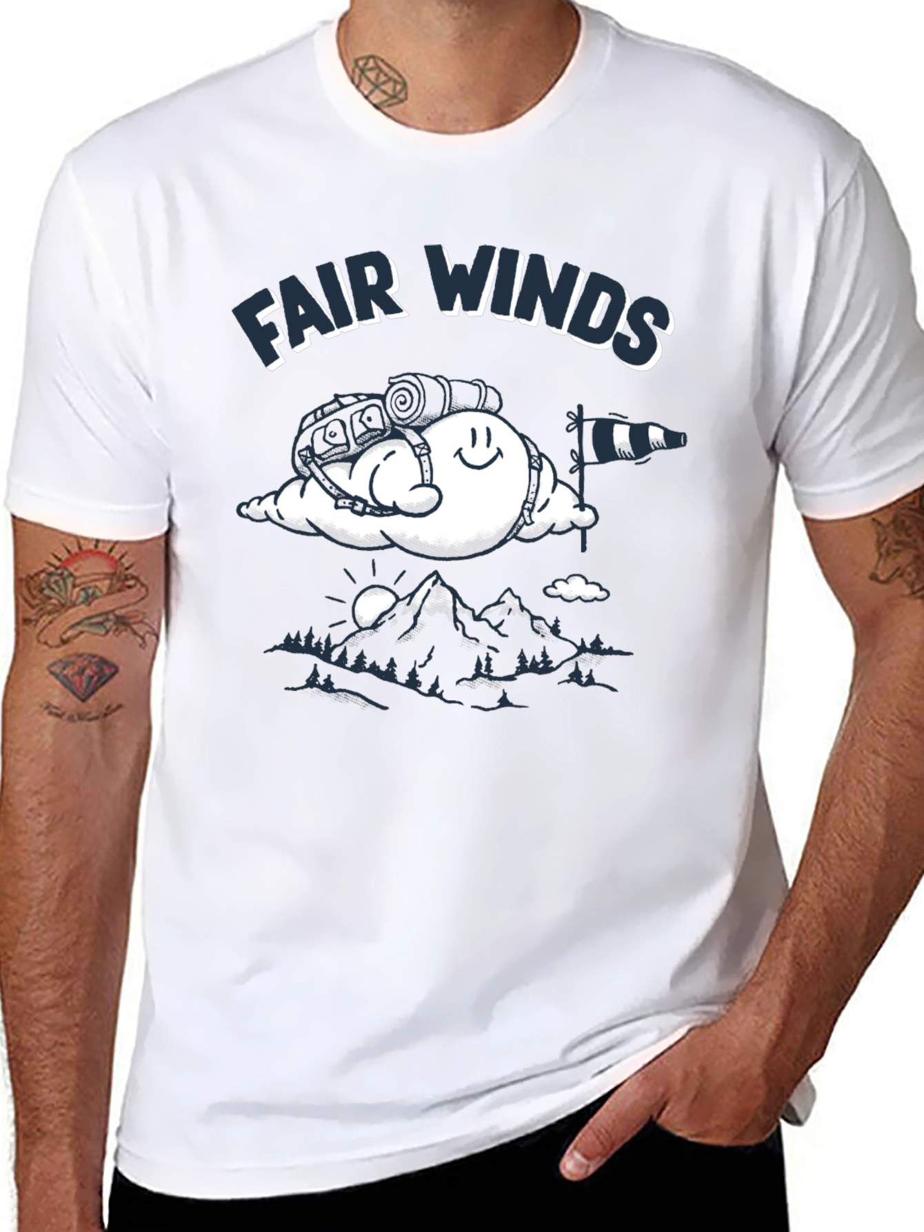 Fair Winds Graphic Tee - Adventure Awaits!