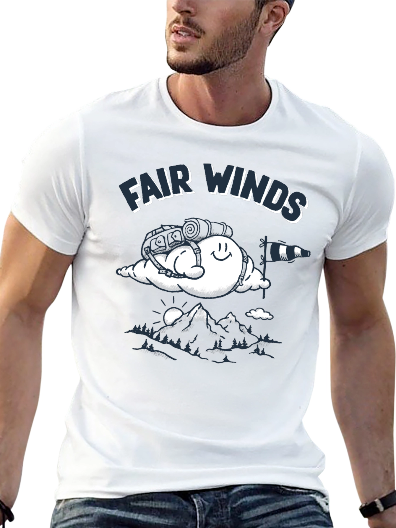 Fair Winds Graphic Tee - Adventure Awaits!