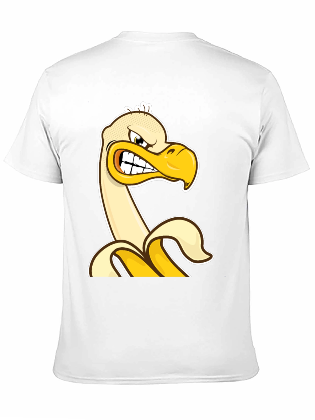 Angry Banana Duck T-Shirt - Quirky Cartoon Tee