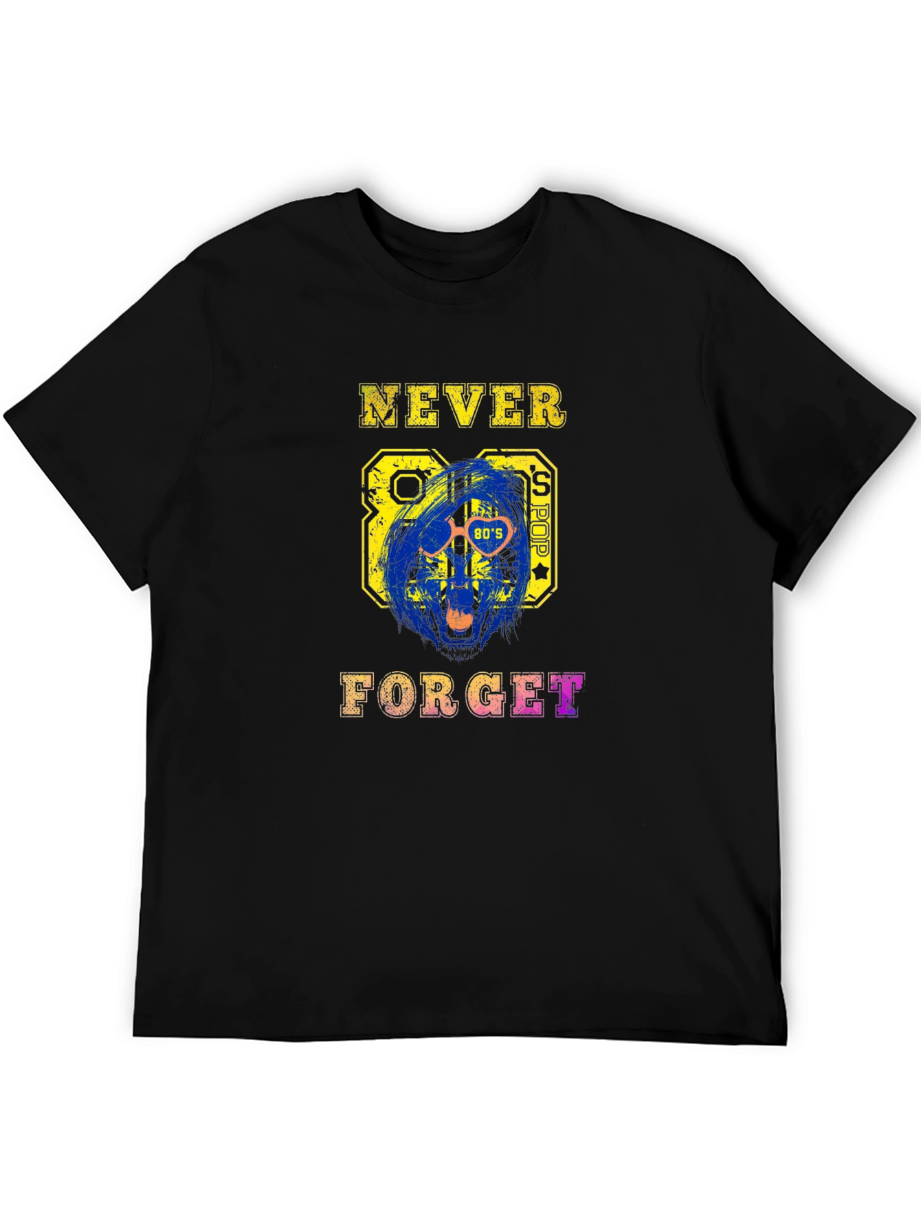 Retro 80s Pop T-Shirt - Never Forget