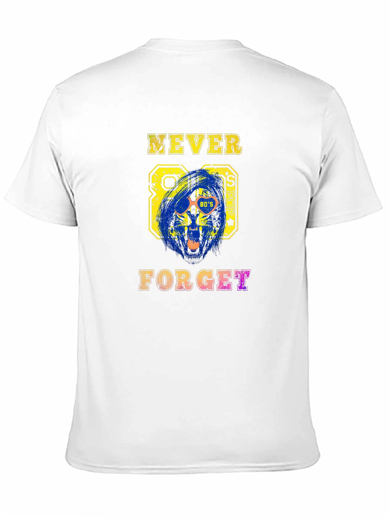 Retro 80s Pop T-Shirt - Never Forget