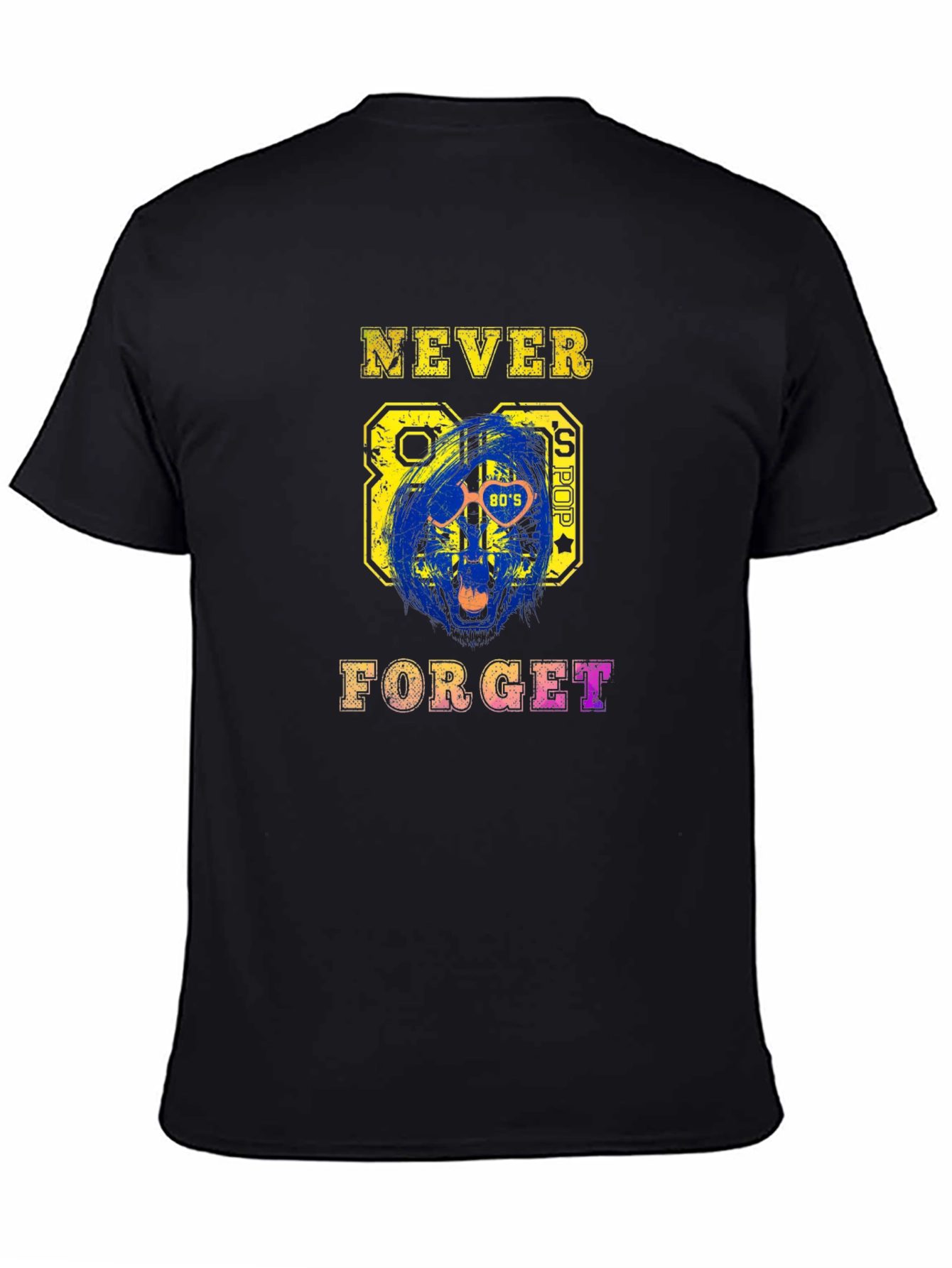 Retro 80s Pop T-Shirt - Never Forget