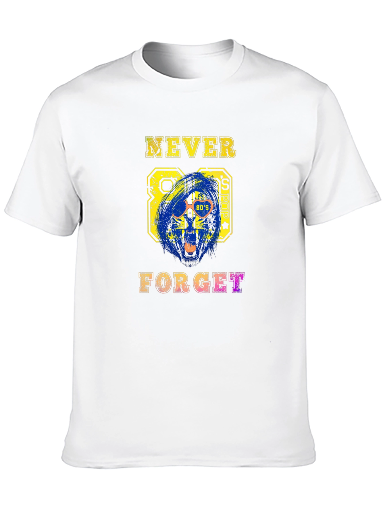 Retro 80s Pop T-Shirt - Never Forget