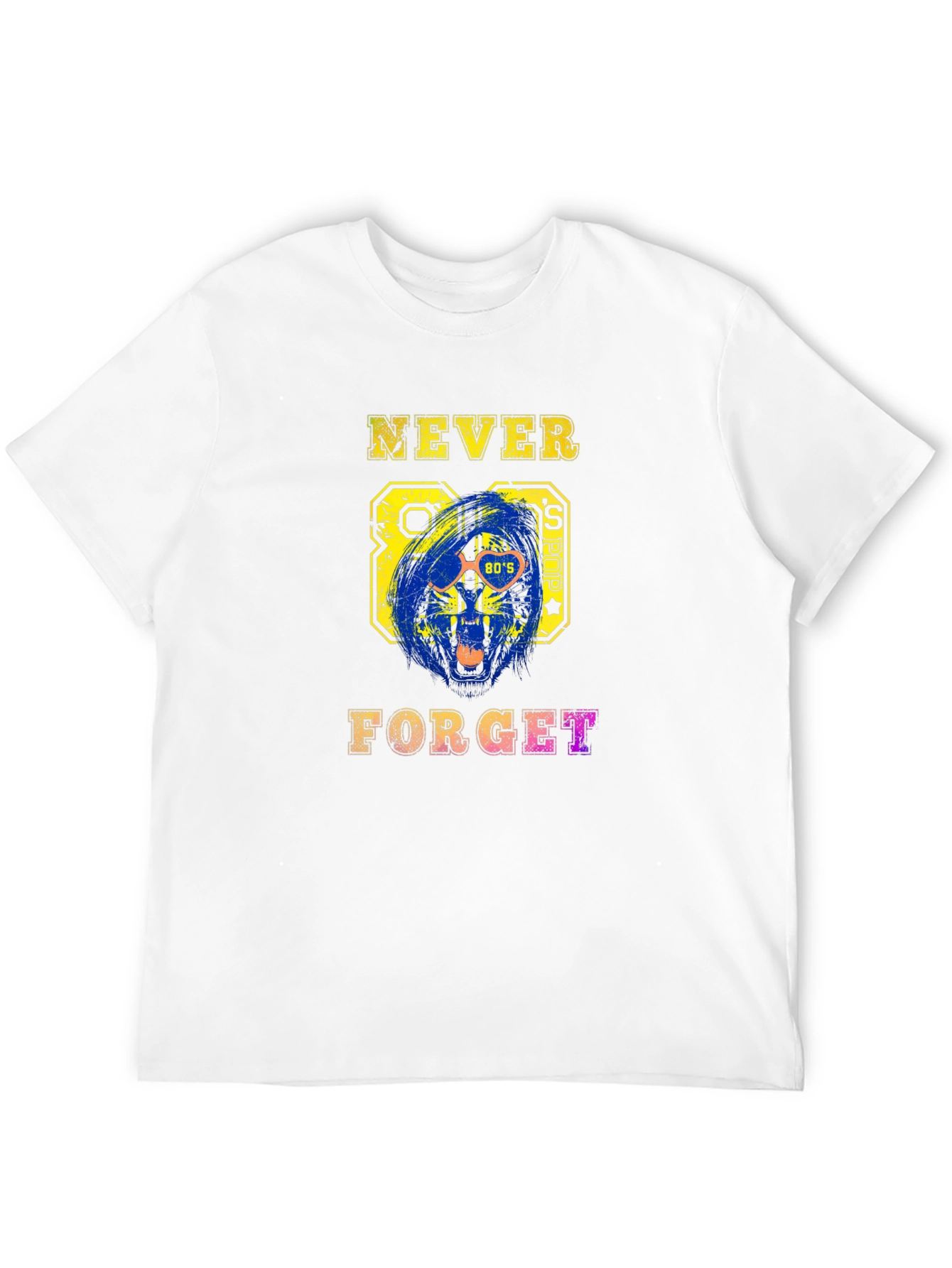 Retro 80s Pop T-Shirt - Never Forget