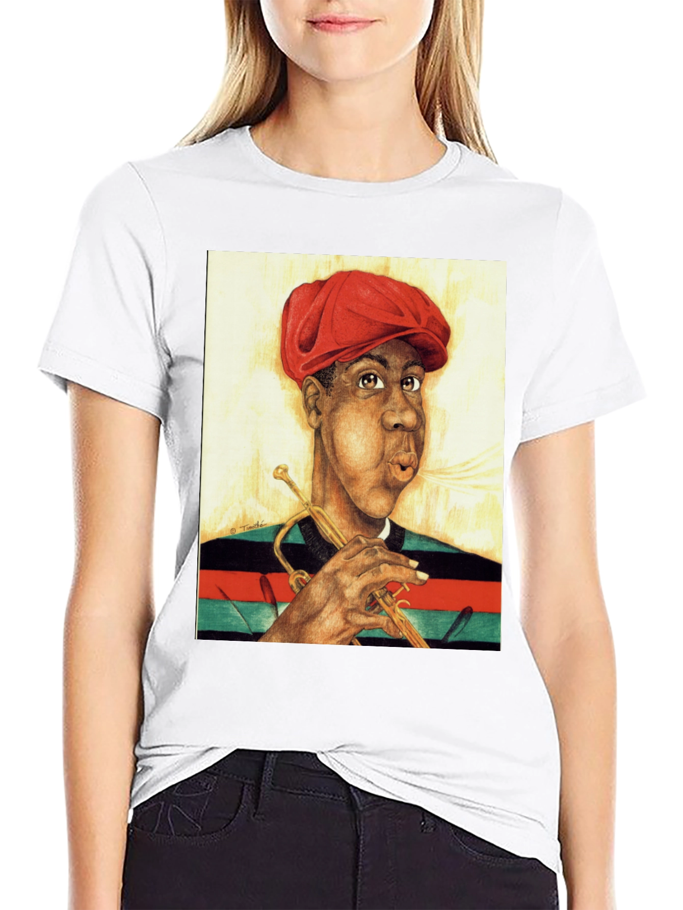 Dizzy Gillespie T-Shirt - Jazz Trumpet Player Graphic Tee