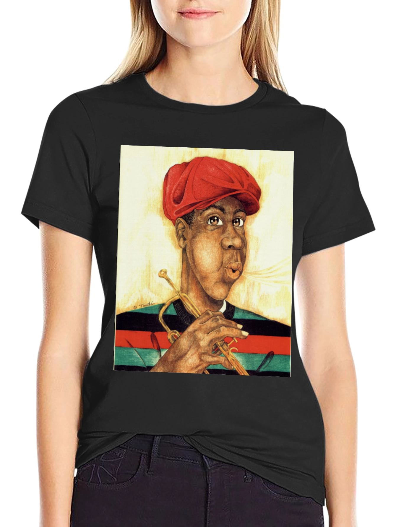 Dizzy Gillespie T-Shirt - Jazz Trumpet Player Graphic Tee