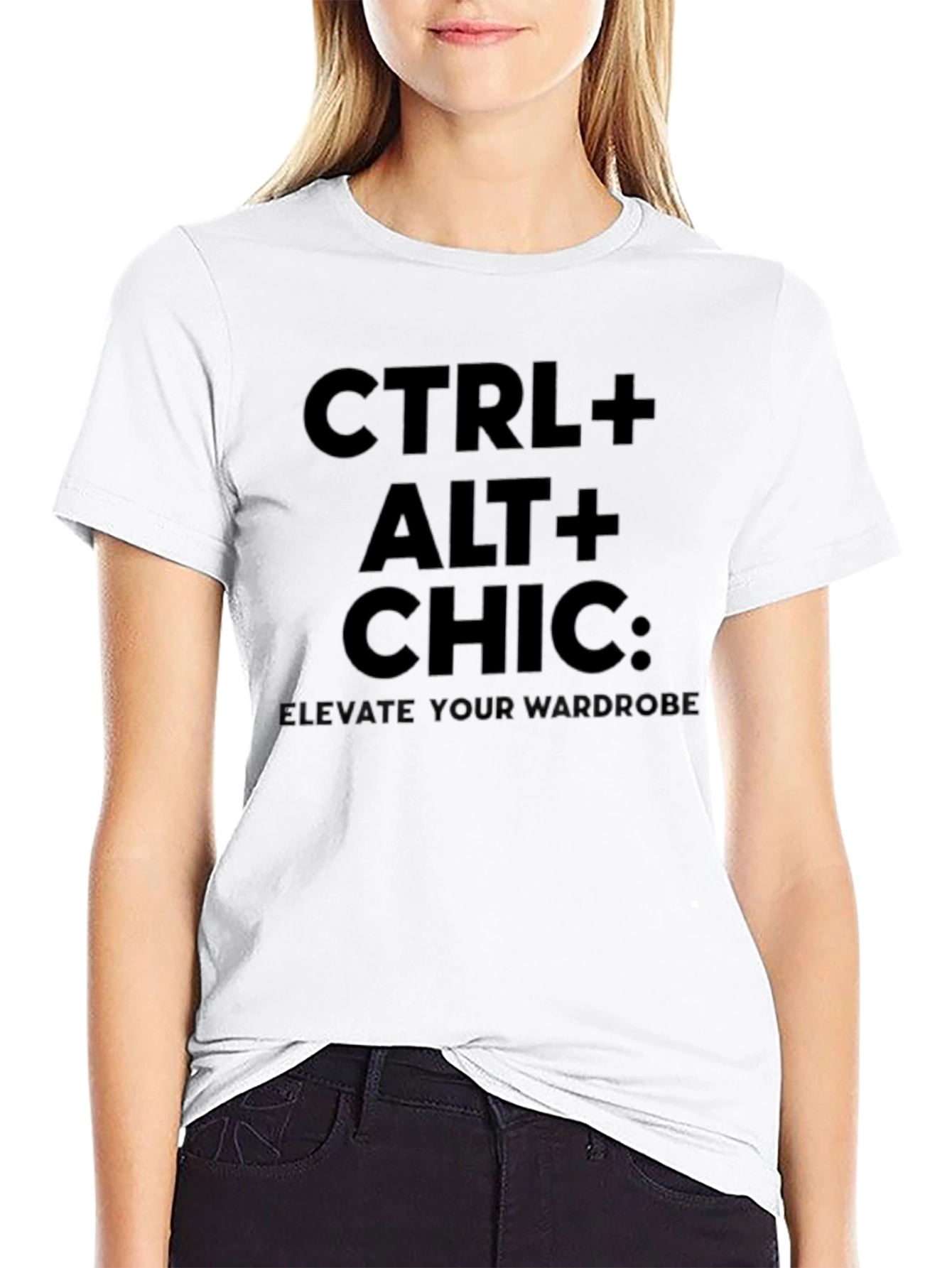 CTRL ALT Chic T-Shirt - Elevate Your Wardrobe