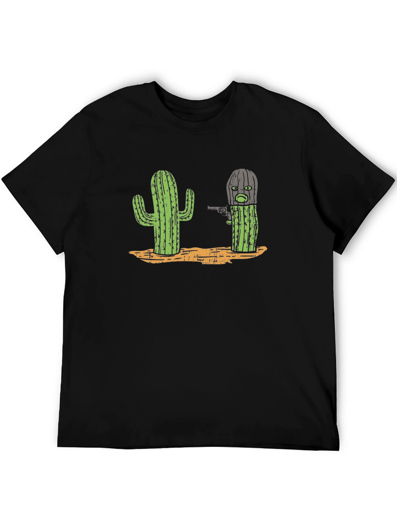 Cactus Bandit Graphic Tee - Western Humor T-Shirt