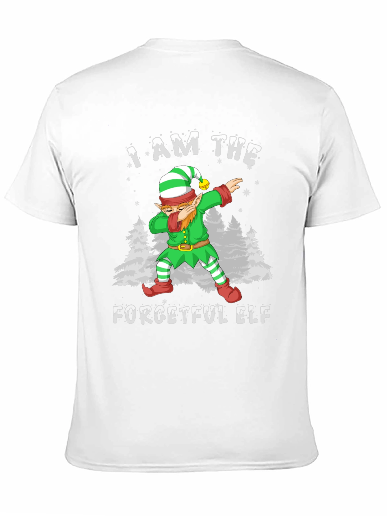 Forgetful Elf Dabbing Christmas T-Shirt