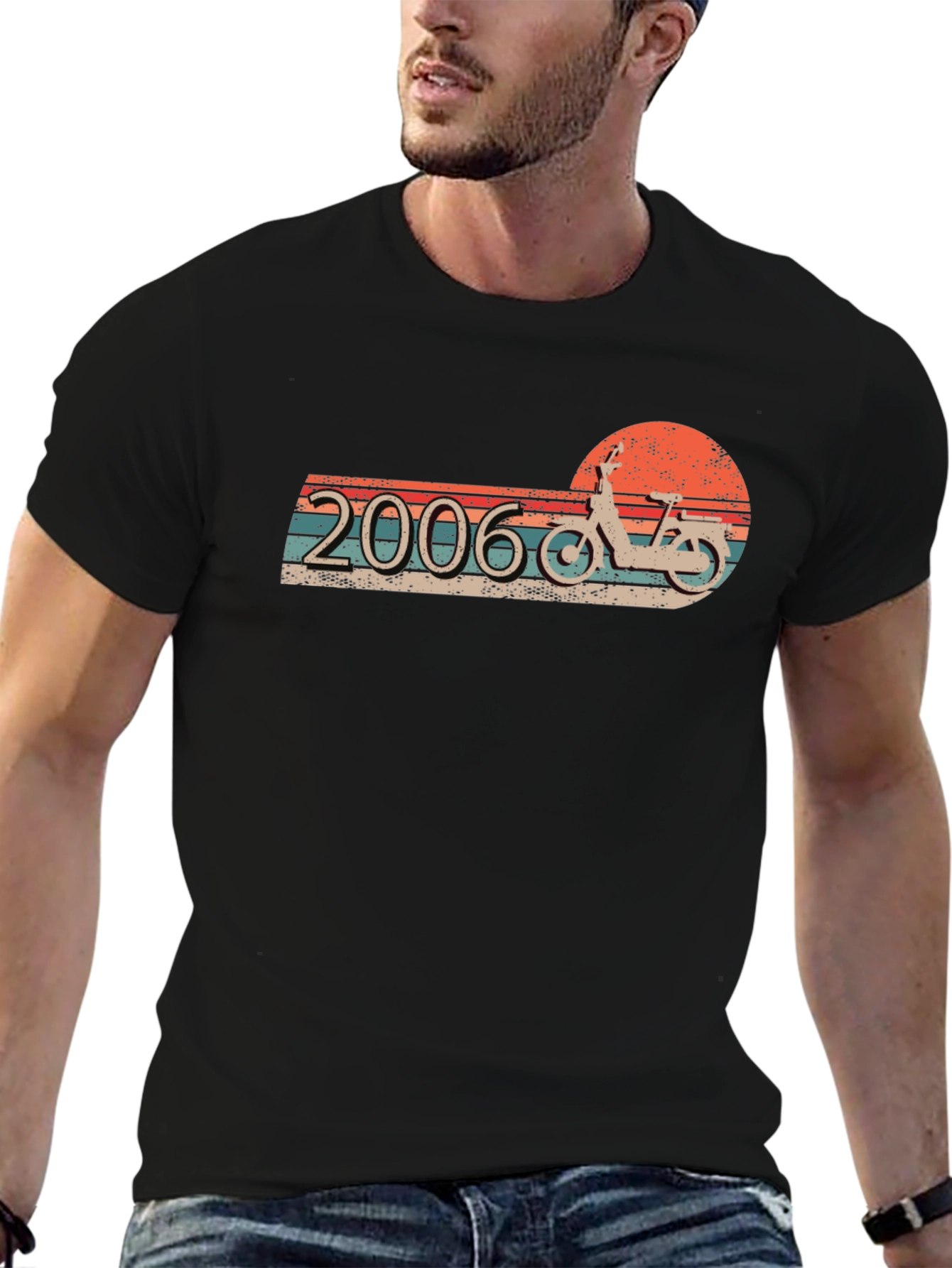 Retro 2006 Moped Graphic T-Shirt