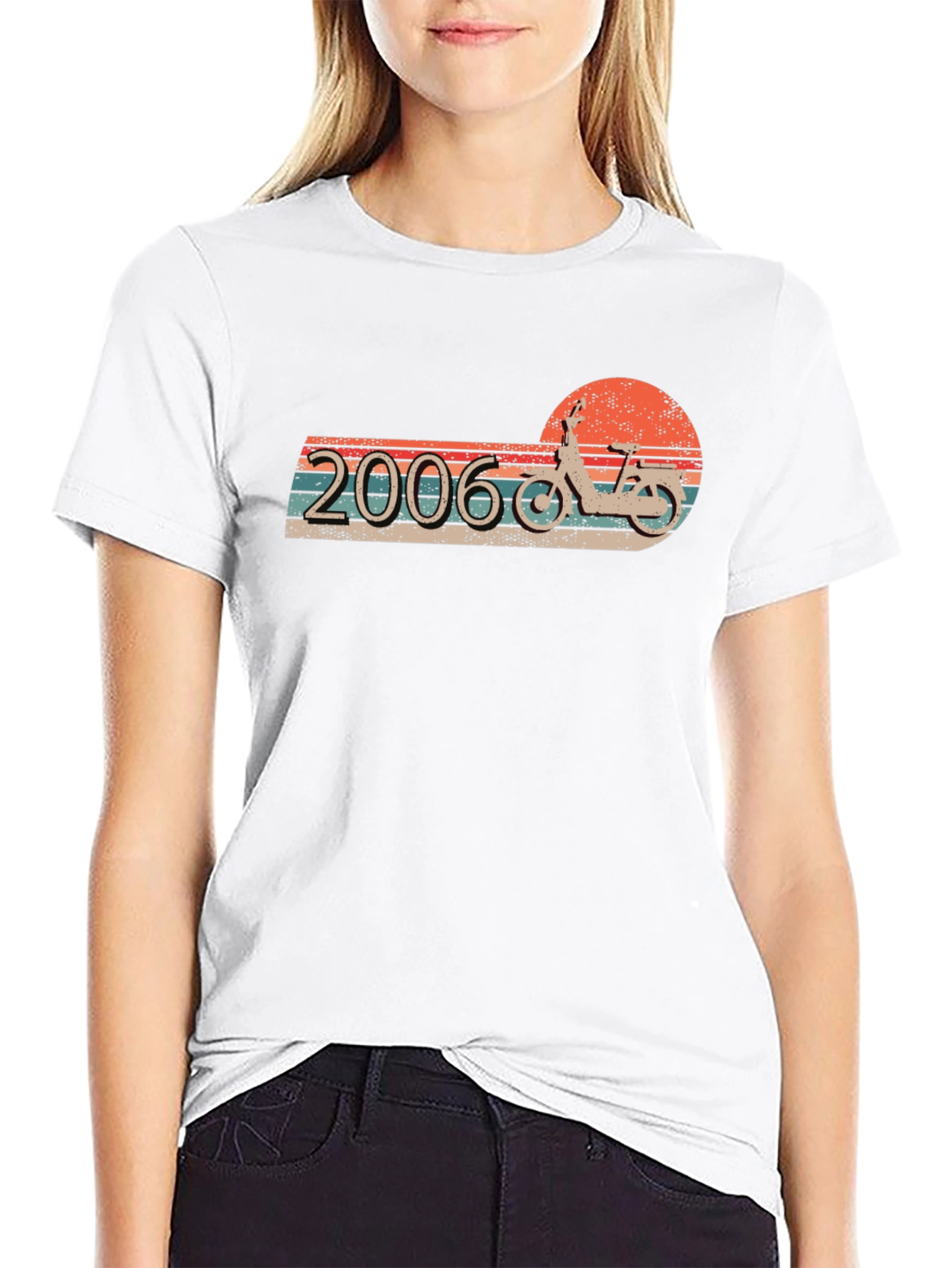 Retro 2006 Moped Graphic T-Shirt