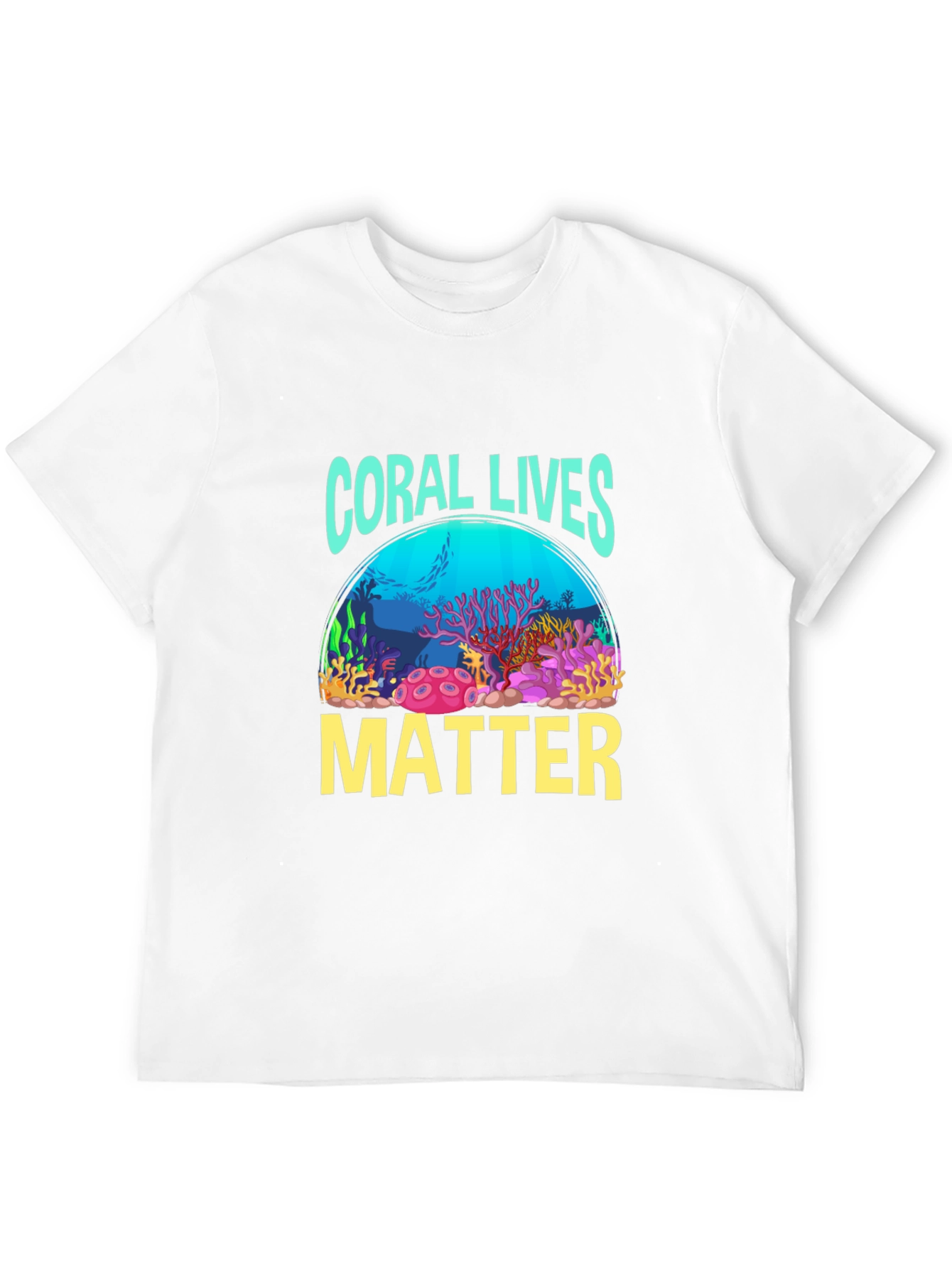Coral Lives Matter Graphic Tee