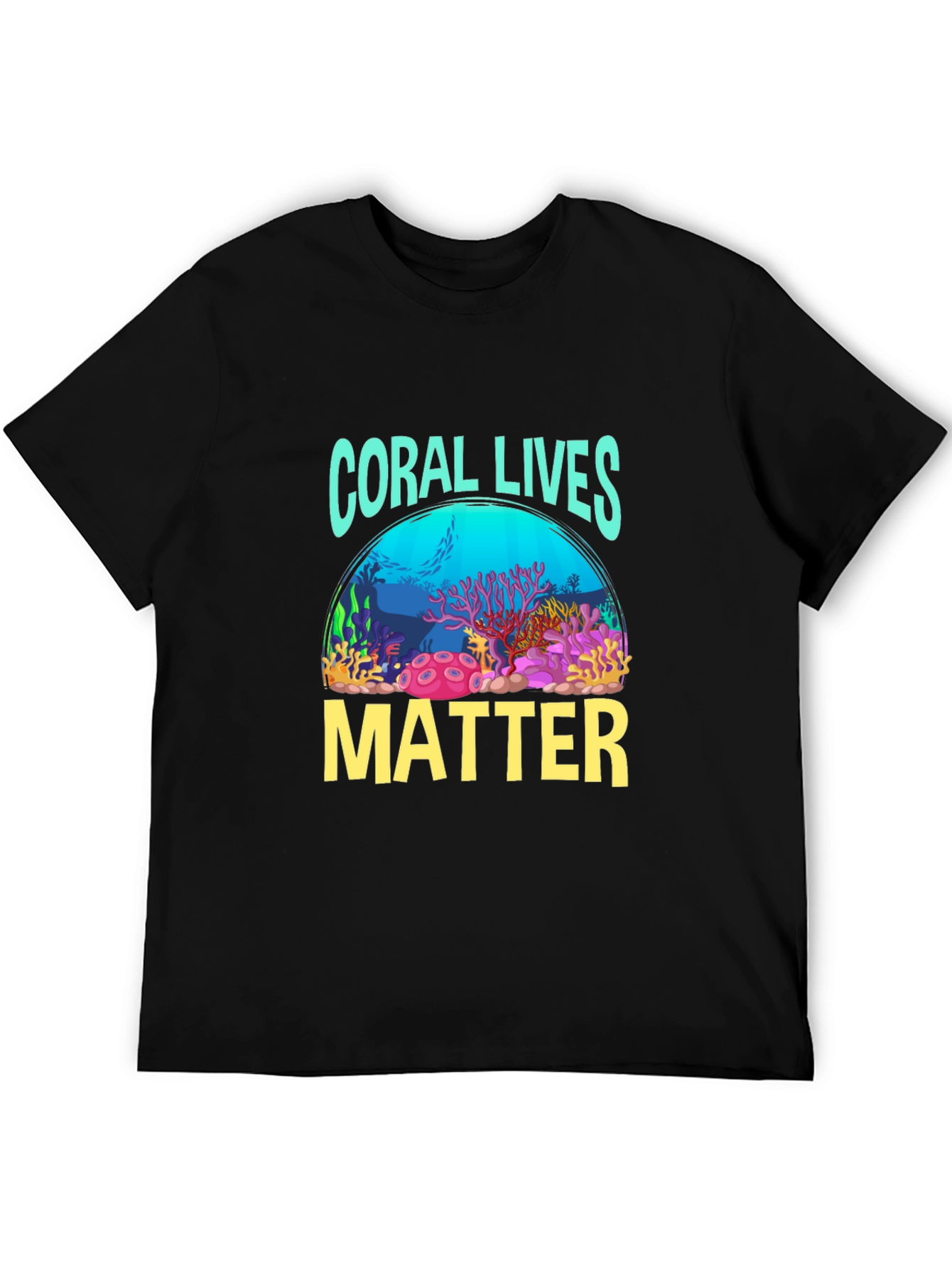 Coral Lives Matter Graphic Tee
