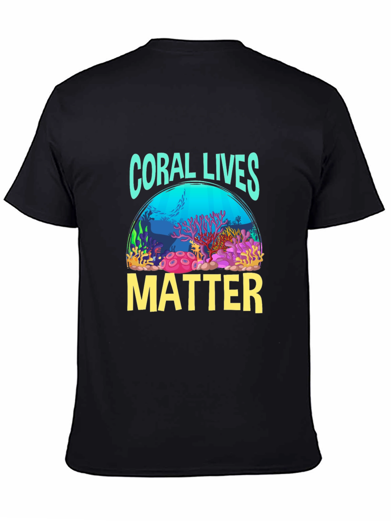Coral Lives Matter Graphic Tee