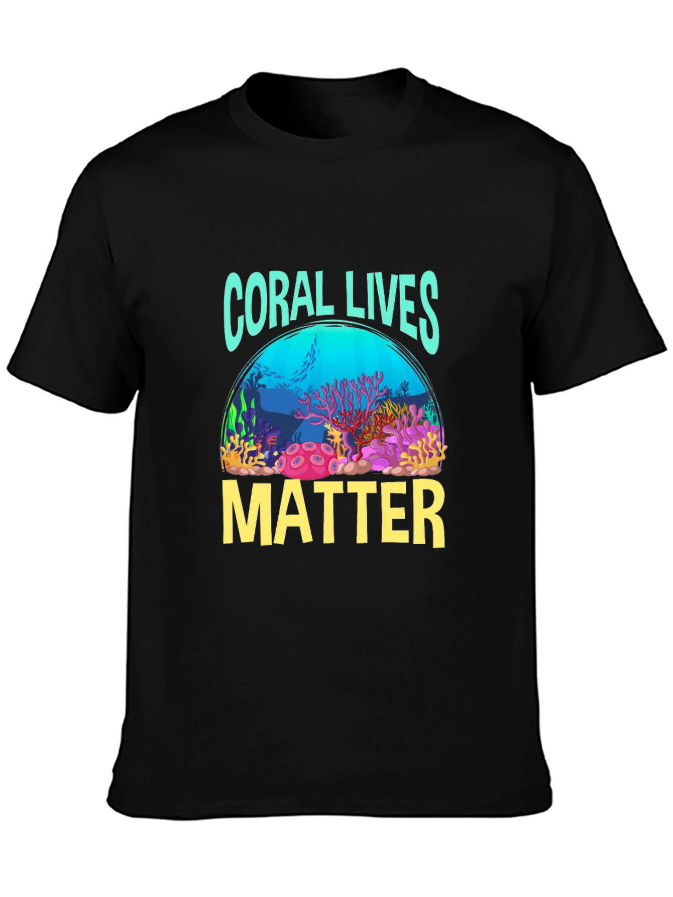 Coral Lives Matter Graphic Tee