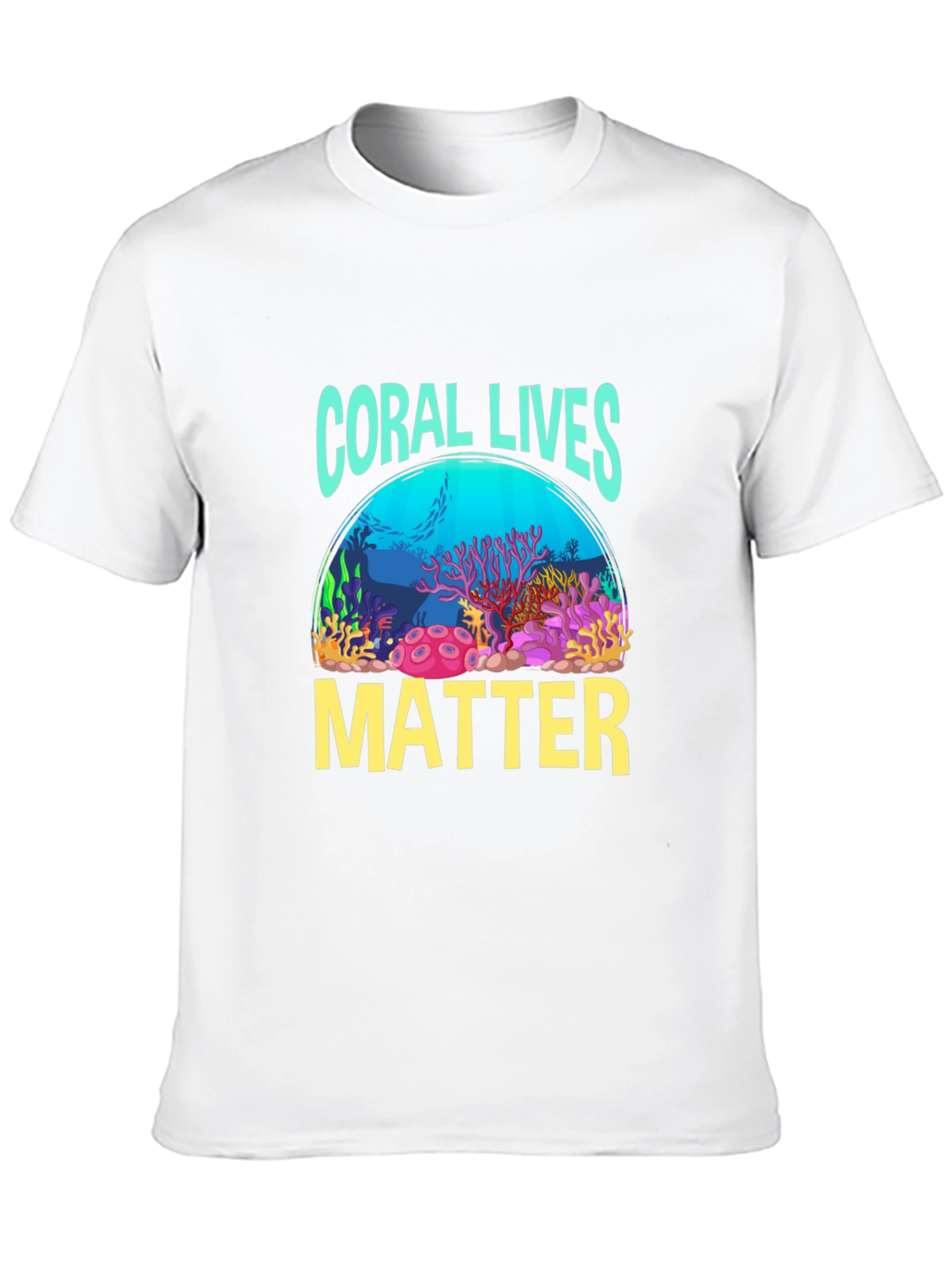 Coral Lives Matter Graphic Tee