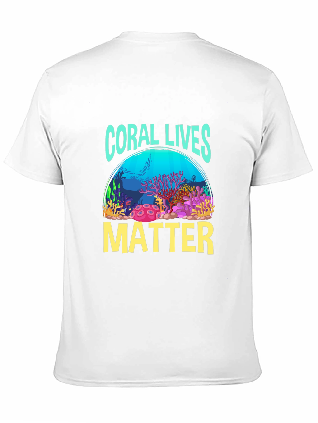 Coral Lives Matter Graphic Tee