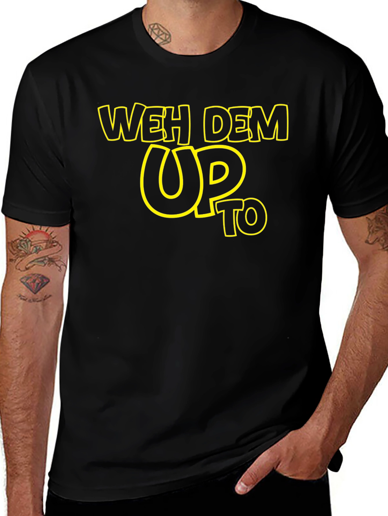Weh Dem Up To Black T-Shirt