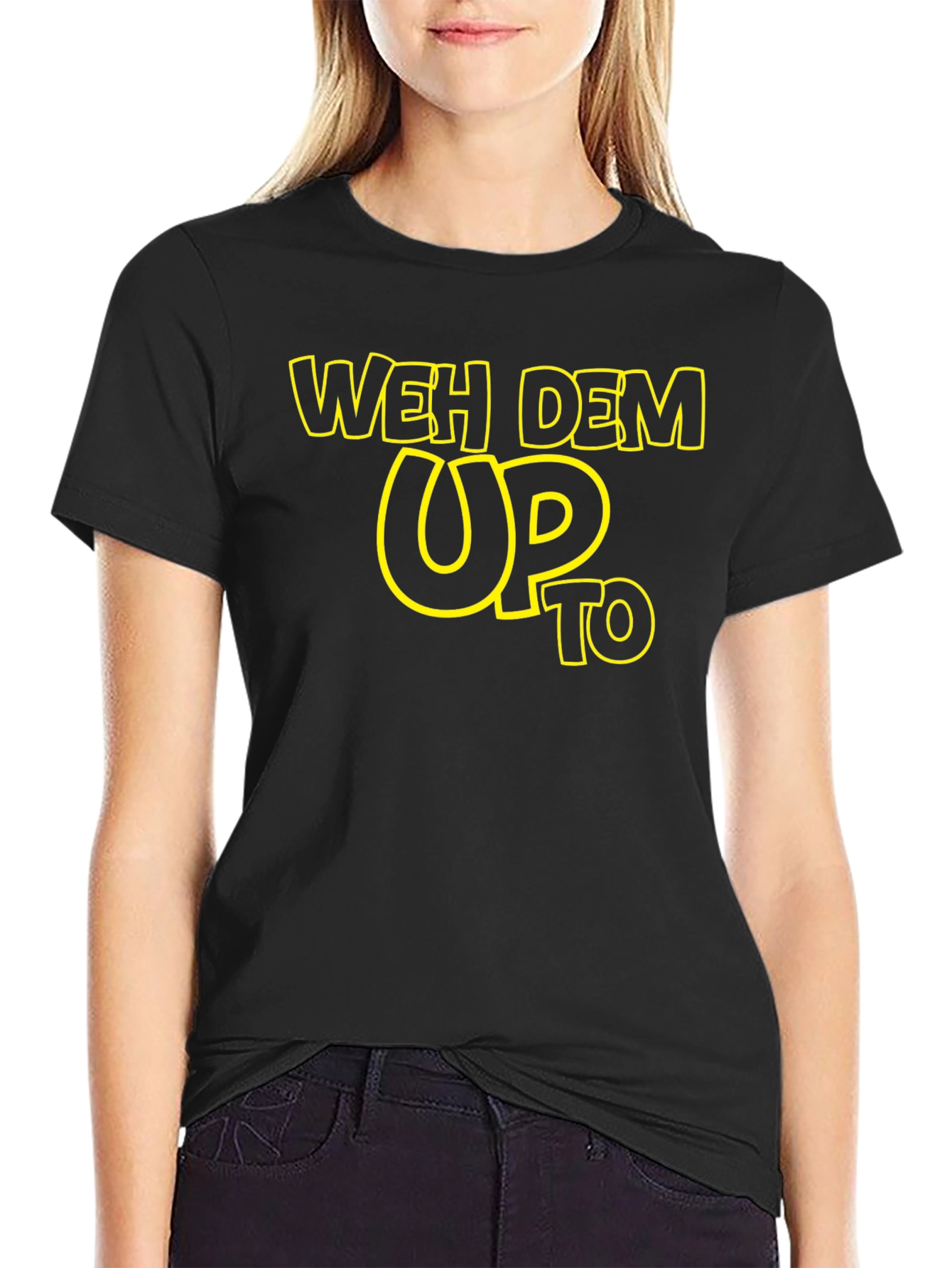 Weh Dem Up To Black T-Shirt