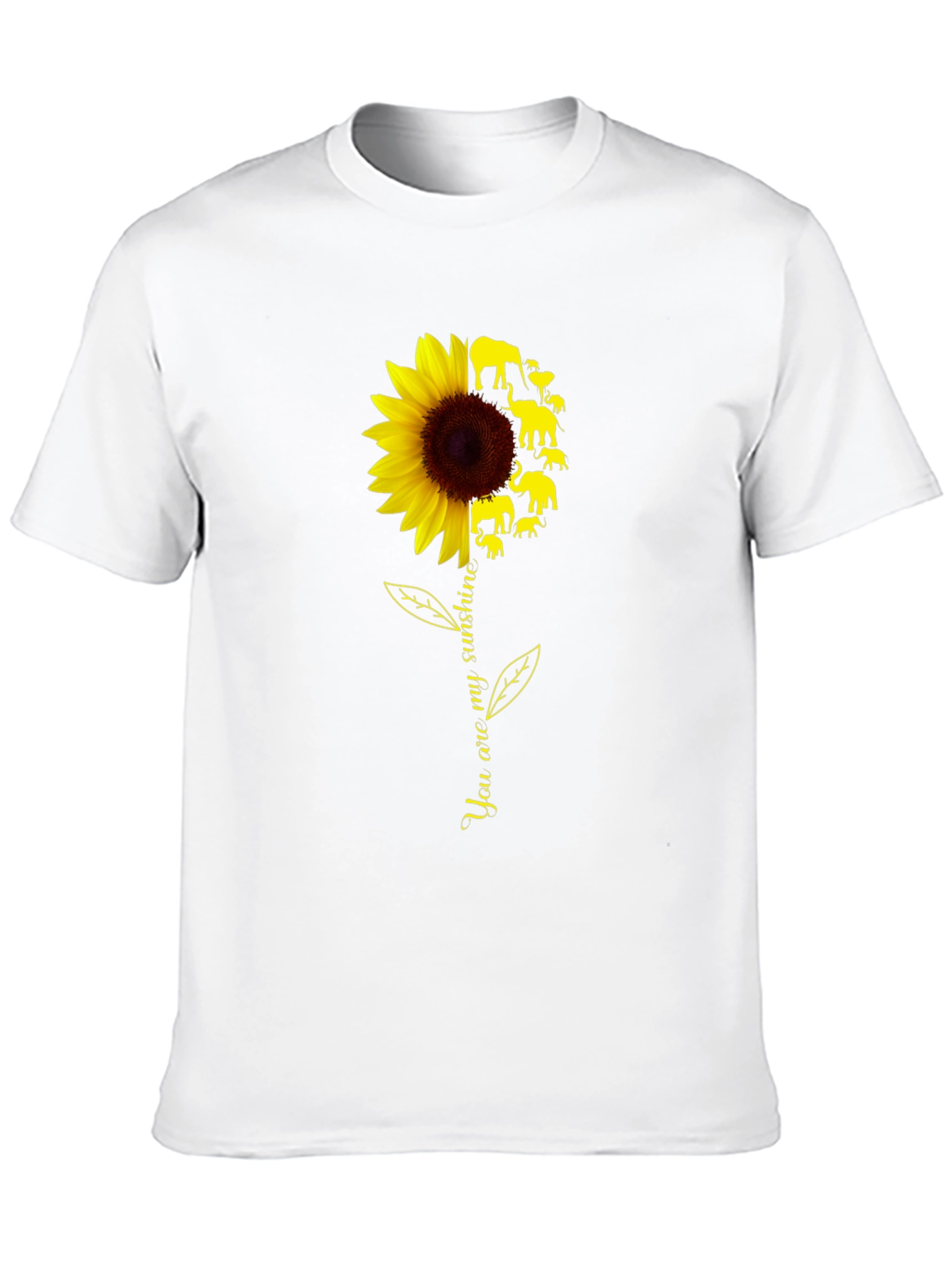 Sunflower & Elephants Graphic Tee