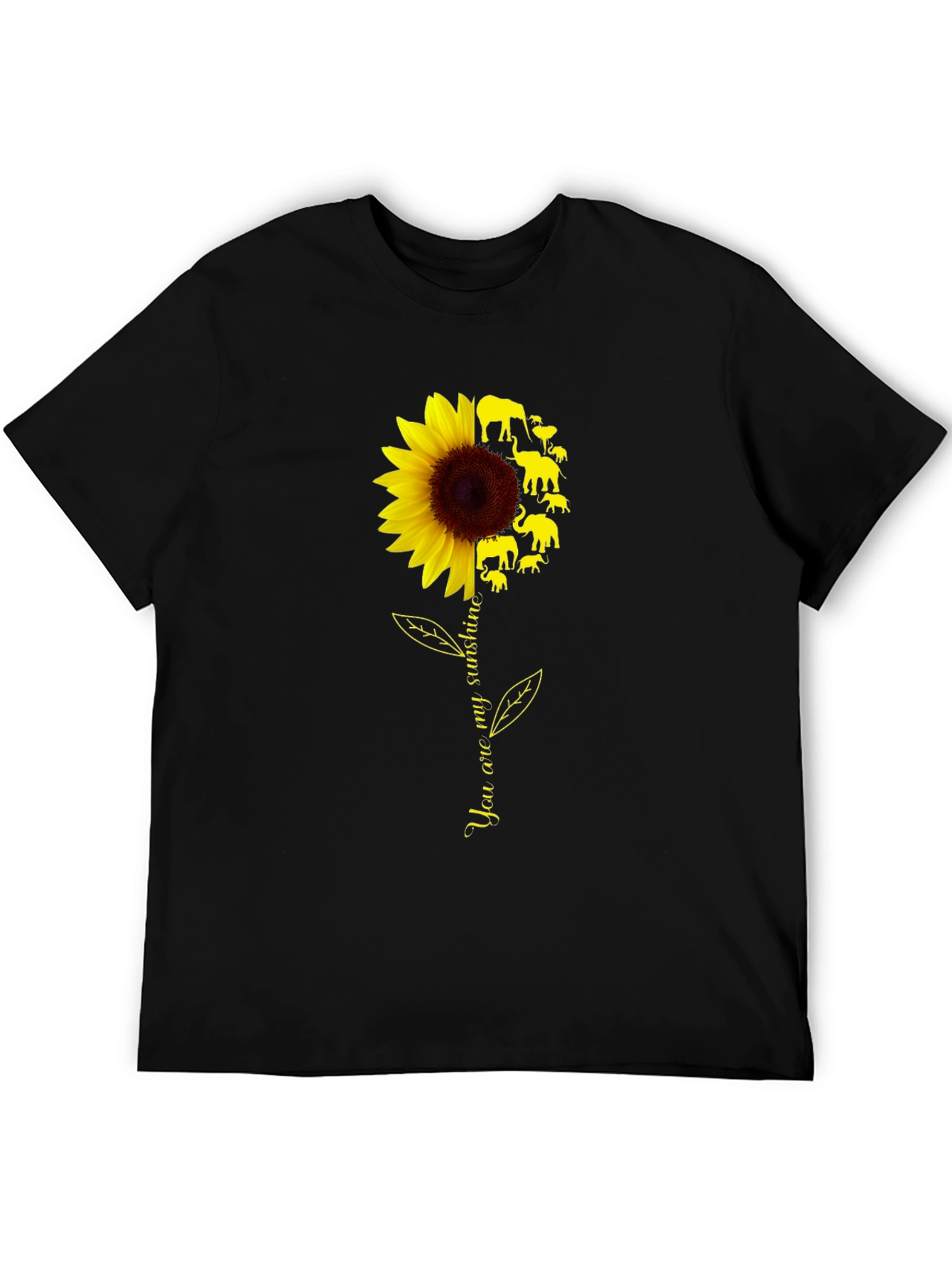 Sunflower & Elephants Graphic Tee