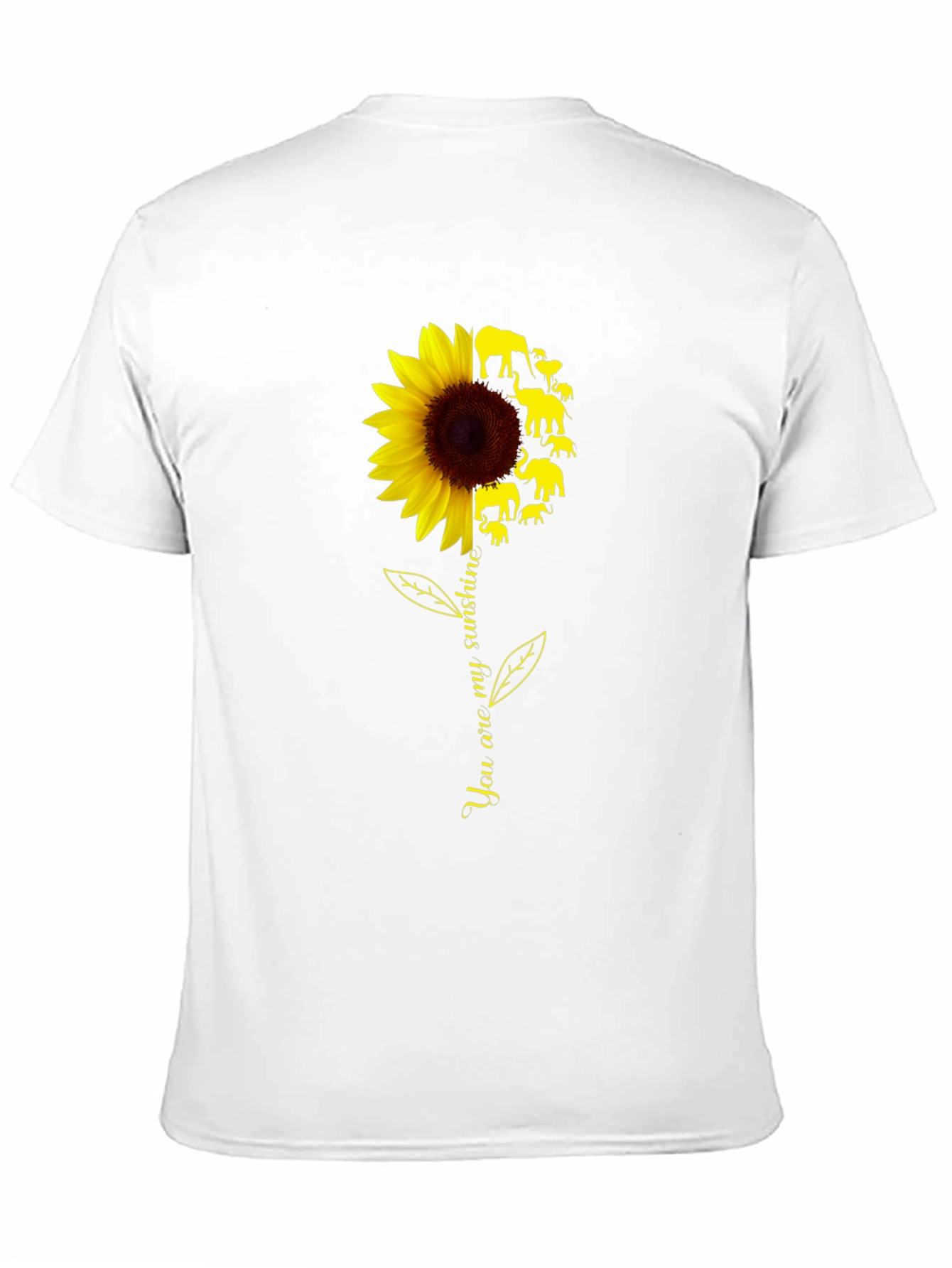Sunflower & Elephants Graphic Tee