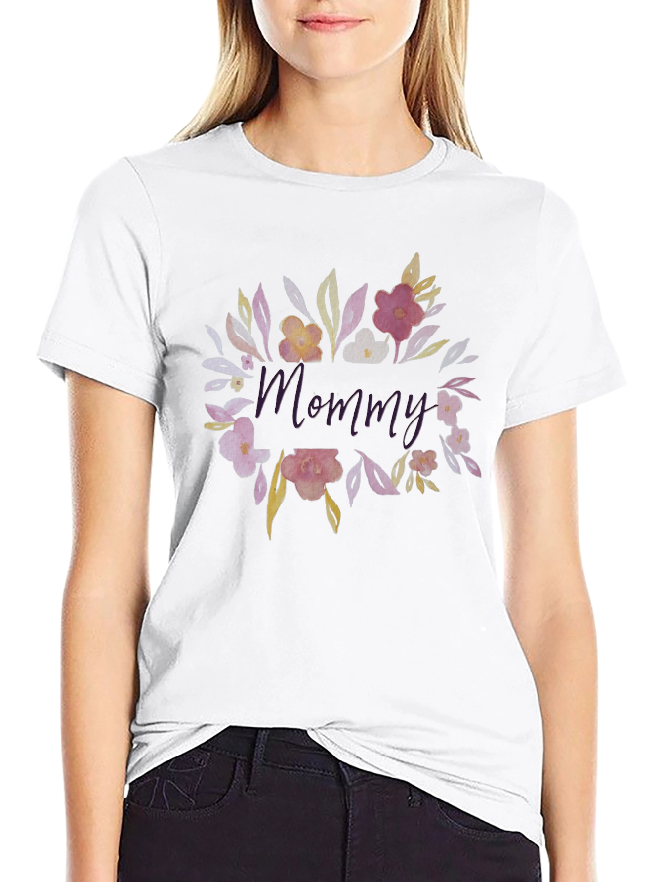 Floral Mommy T-Shirt - Mothers Day Gift