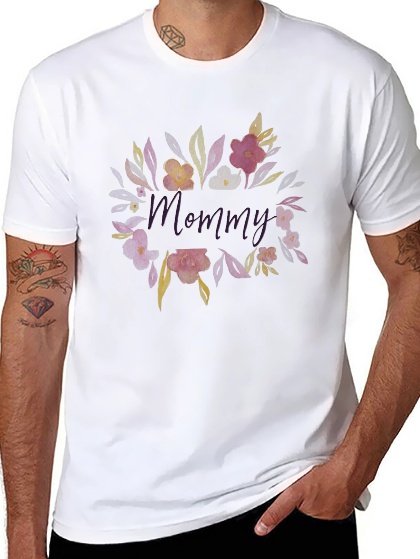 Floral Mommy T-Shirt - Mothers Day Gift