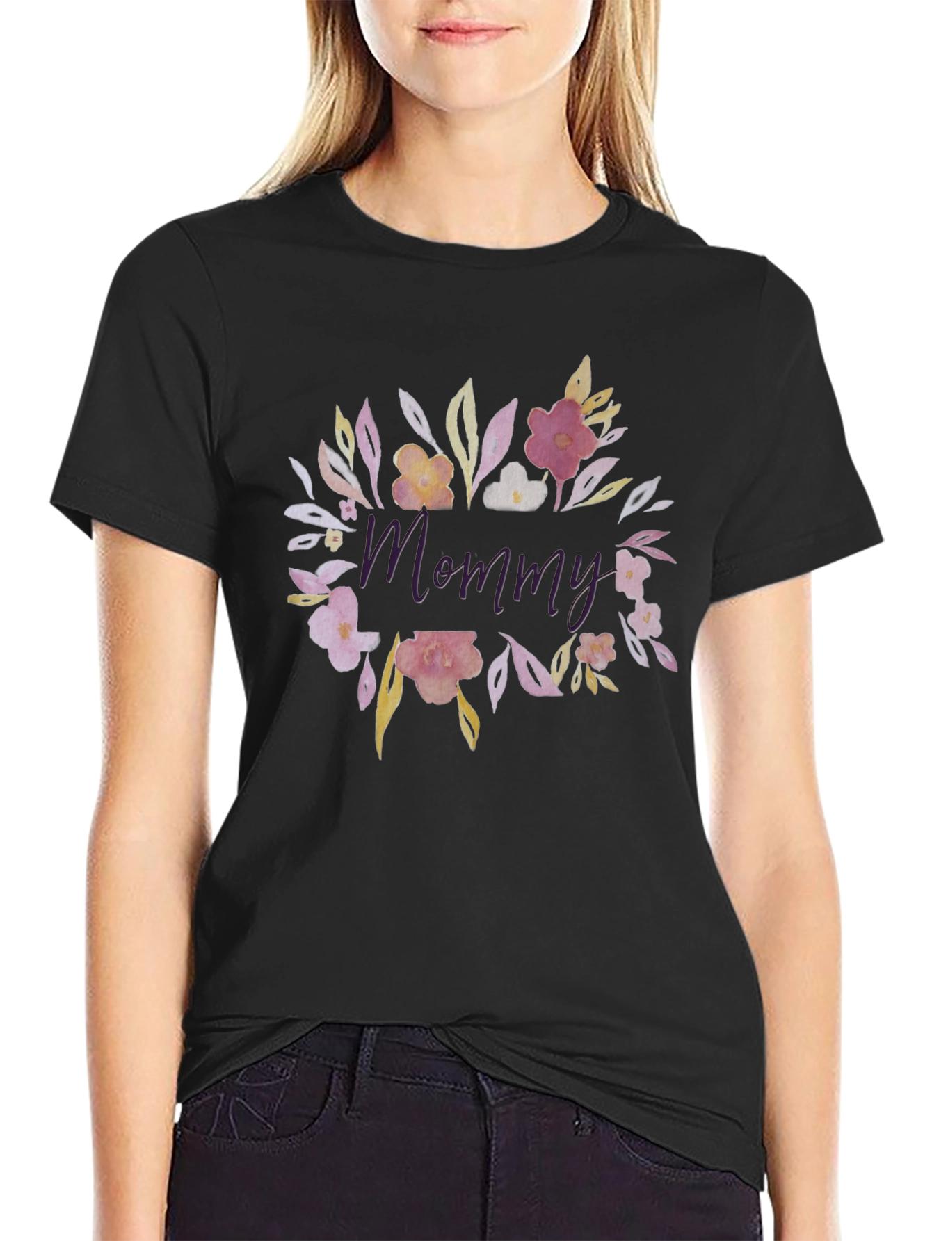 Floral Mommy T-Shirt - Mothers Day Gift