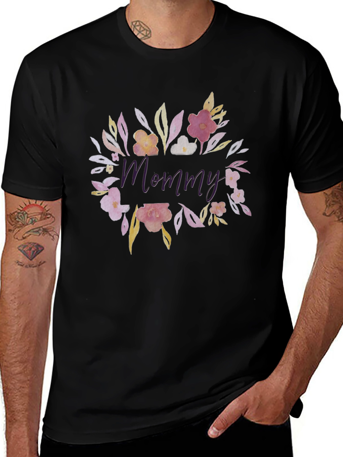 Floral Mommy T-Shirt - Mothers Day Gift