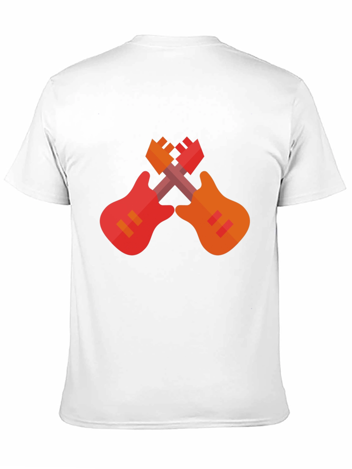 Crossed Guitars Graphic T-Shirt - Rock On!