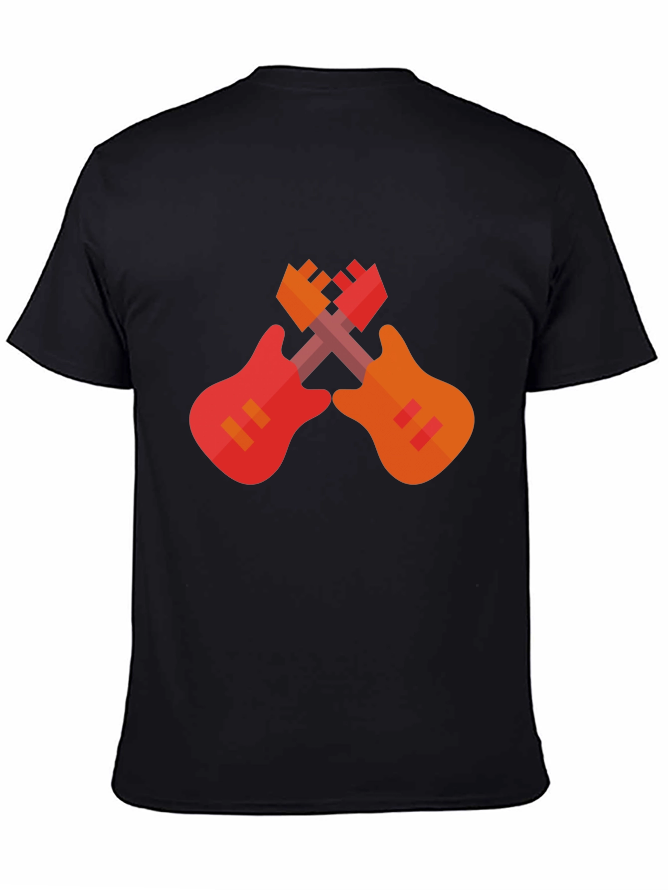 Crossed Guitars Graphic T-Shirt - Rock On!