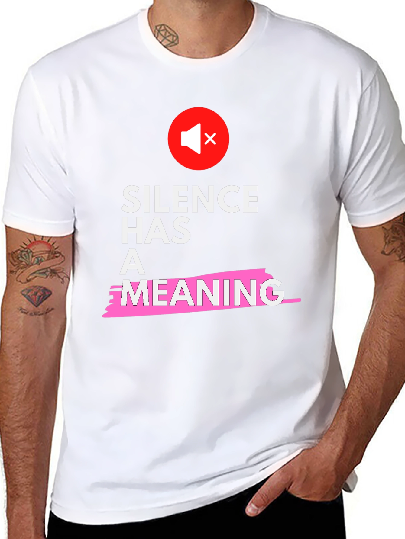 Silence Has A Meaning Graphic Tee