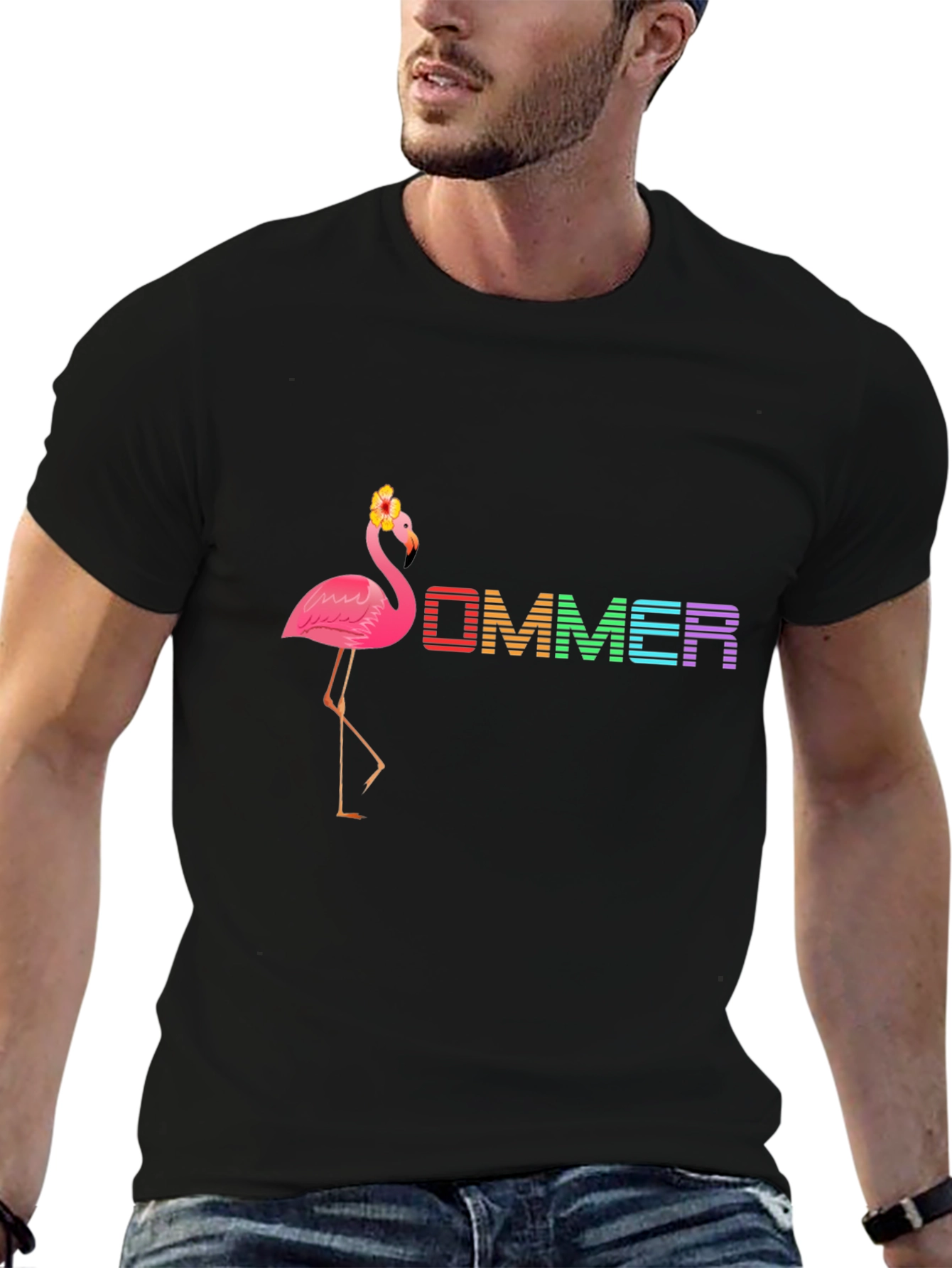 Flamingo Summer T-Shirt - Tropical Vibes