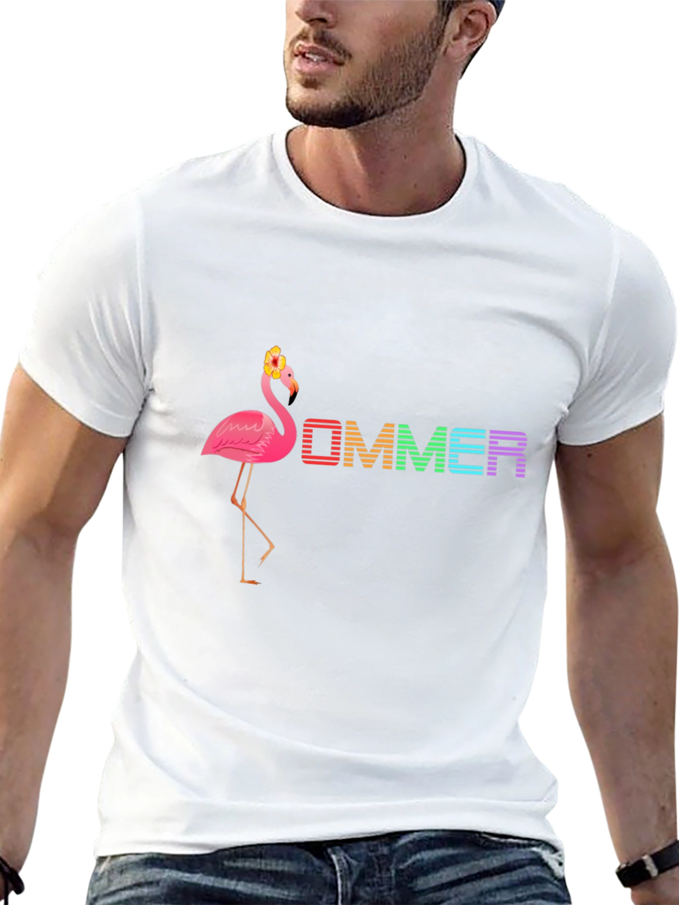 Flamingo Summer T-Shirt - Tropical Vibes