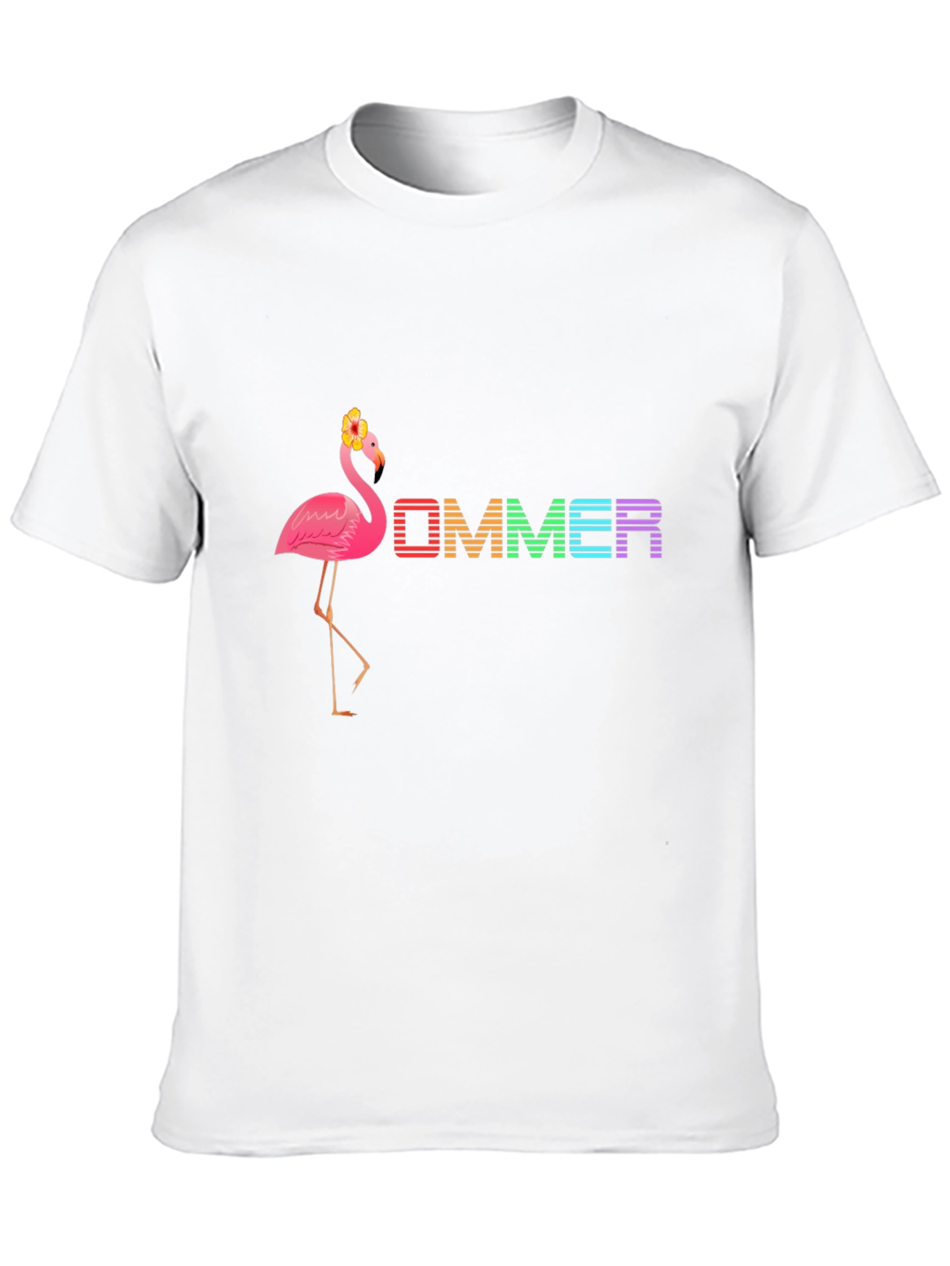 Flamingo Summer T-Shirt - Tropical Vibes