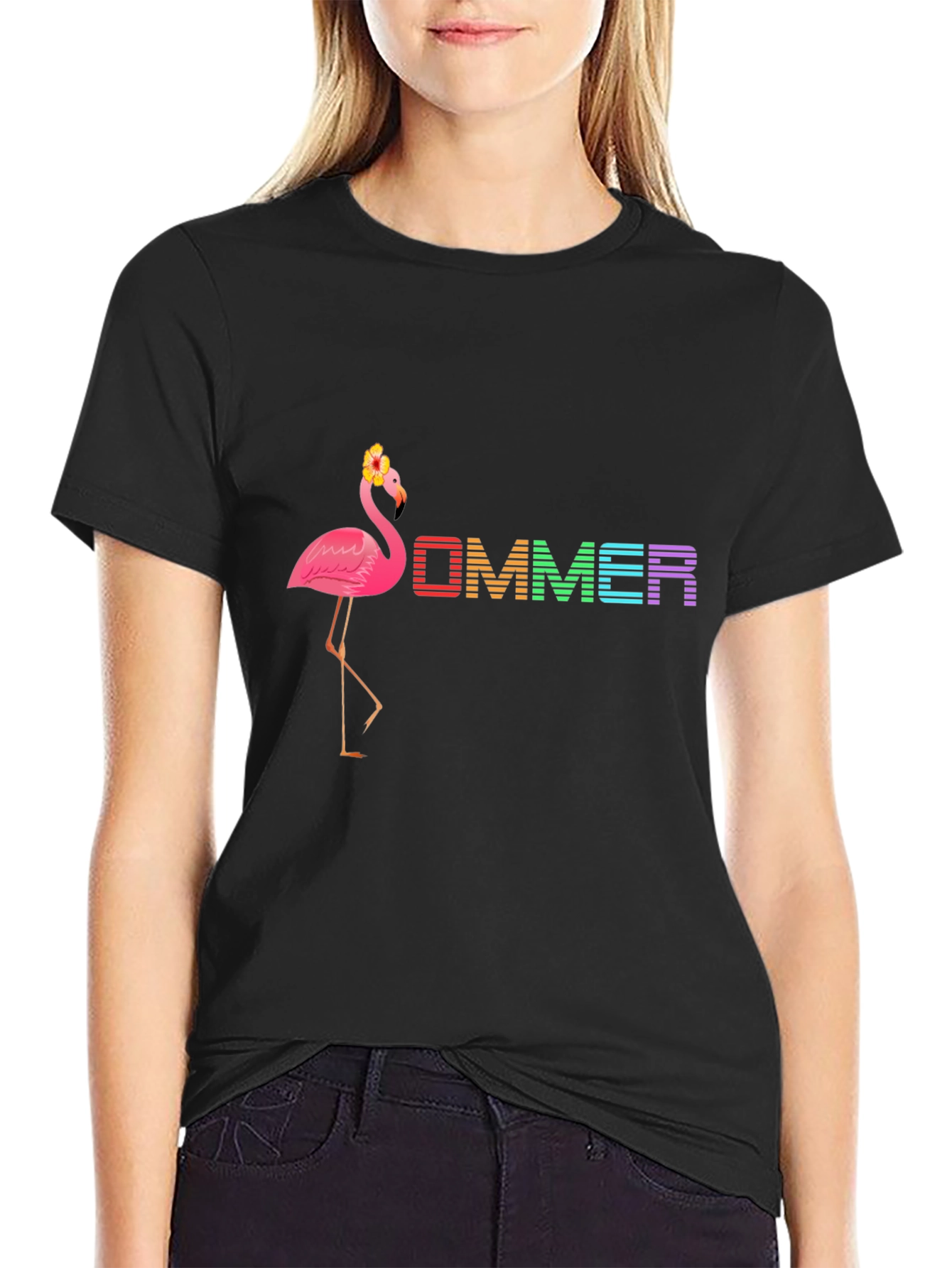 Flamingo Summer T-Shirt - Tropical Vibes