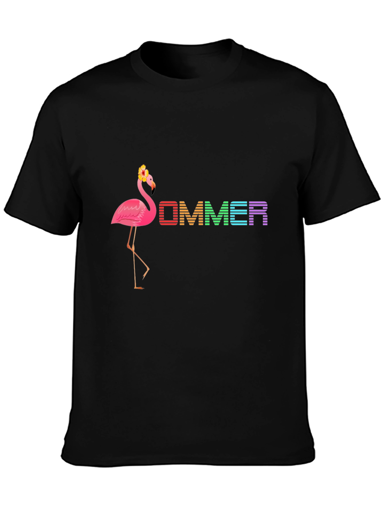 Flamingo Summer T-Shirt - Tropical Vibes