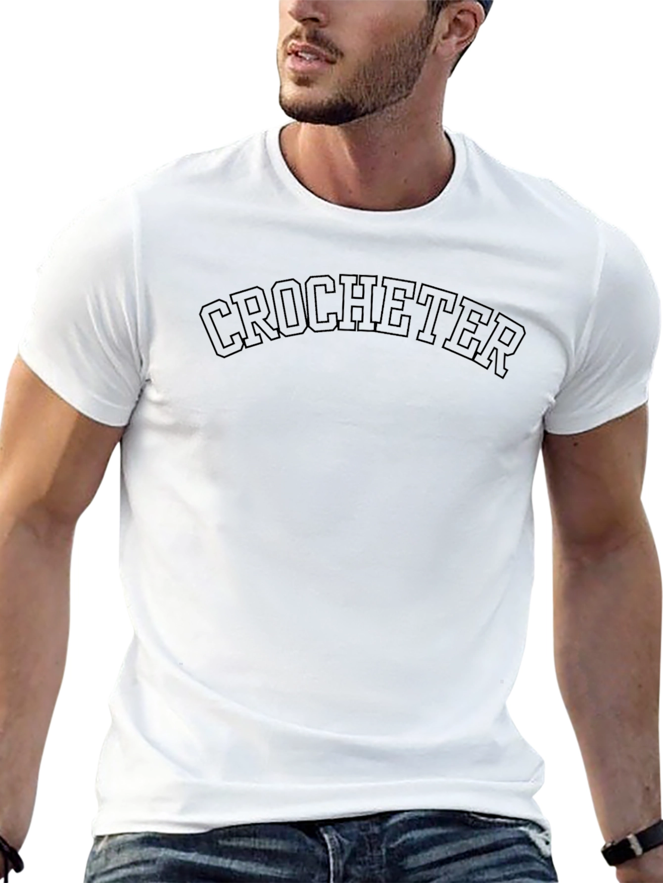 Crocheter T-Shirt - Classic Black Tee