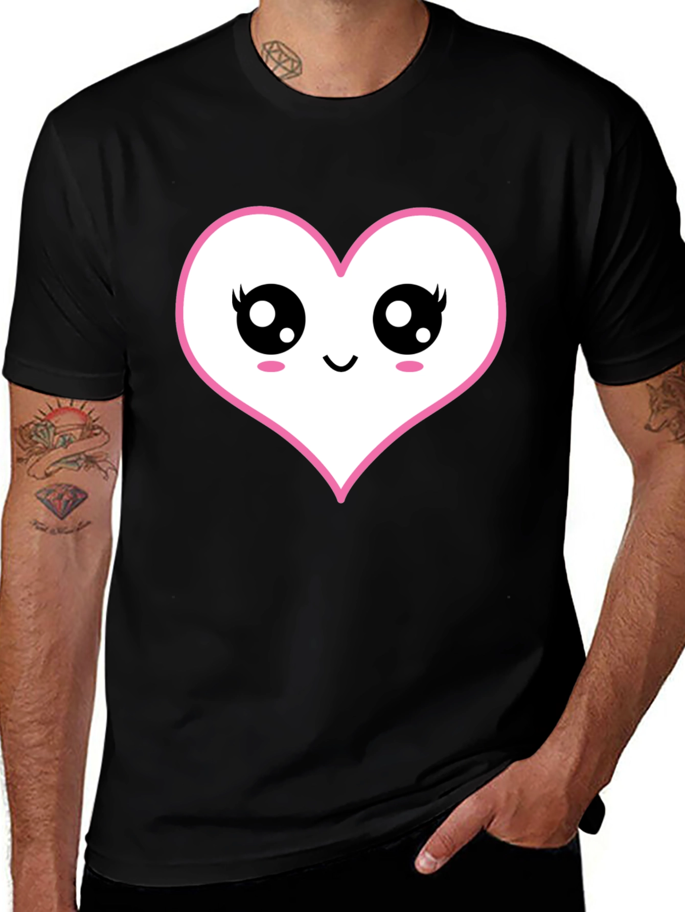 Kawaii Heart Graphic Tee