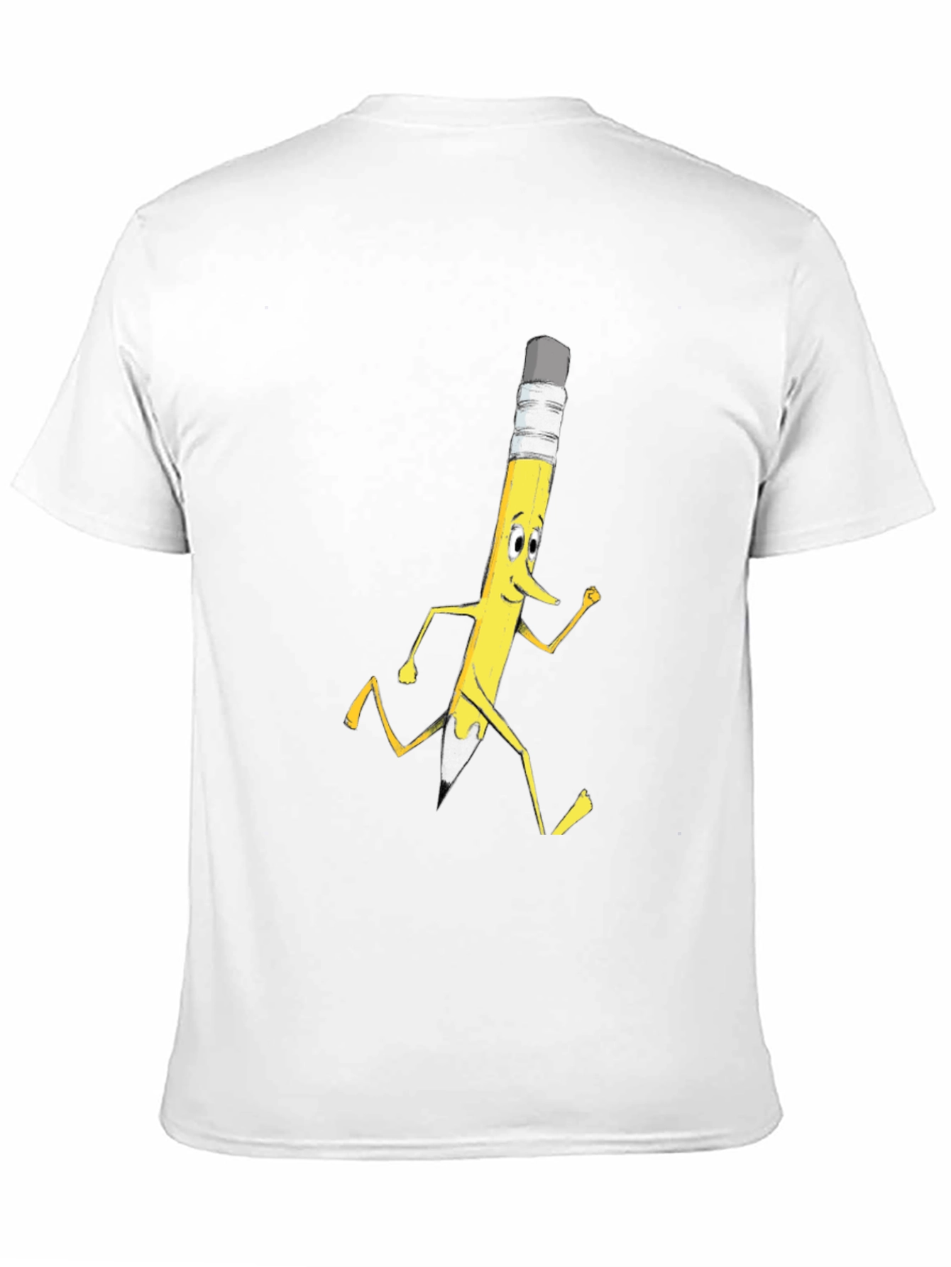 Funny Running Pencil Graphic T-Shirt