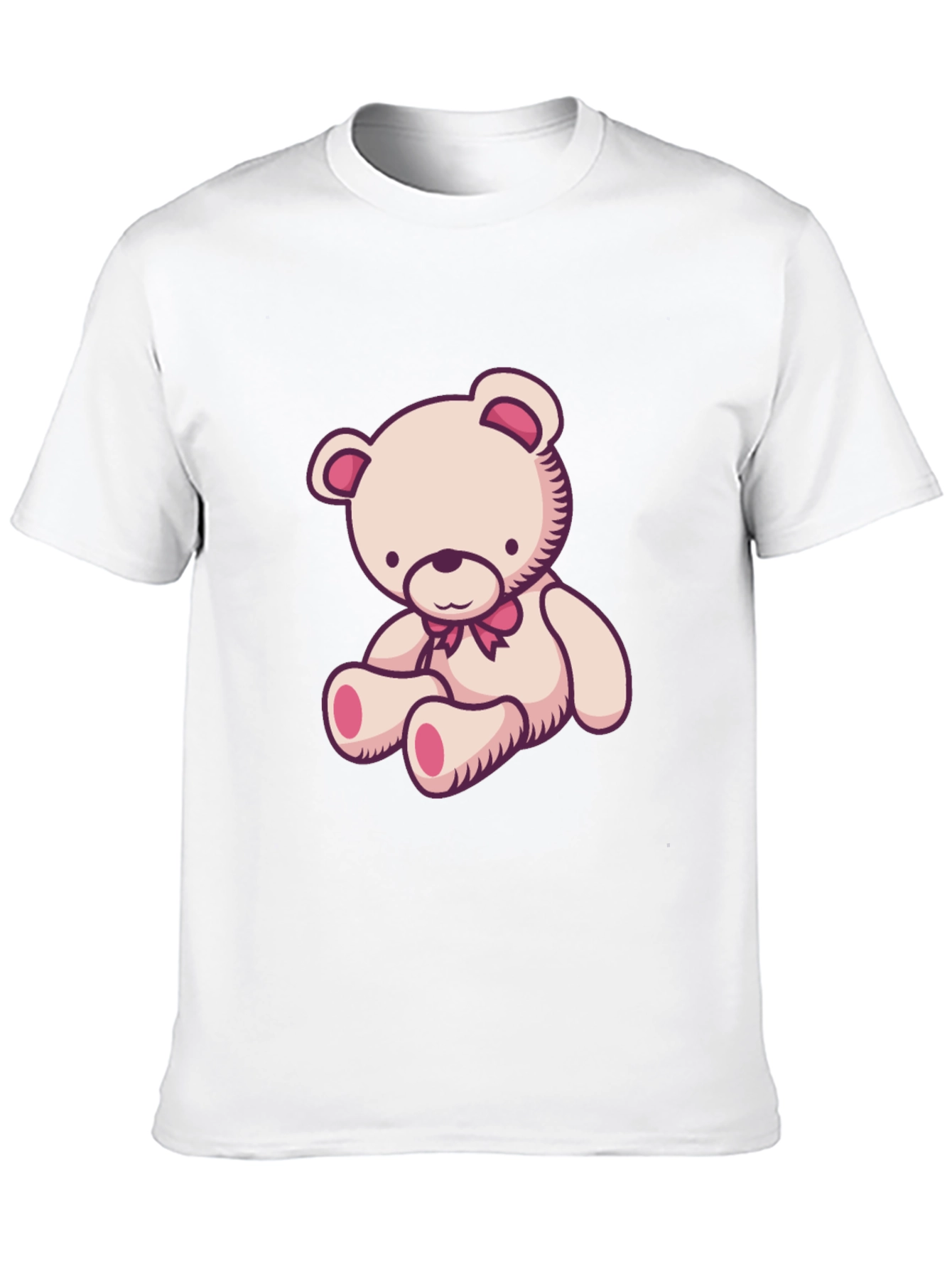 Teddy Bear Graphic Tee - Black