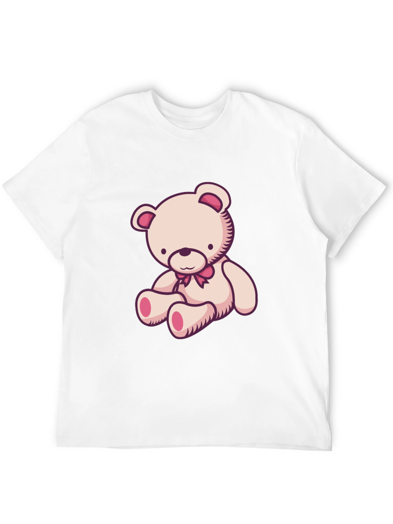 Teddy Bear Graphic Tee - Black