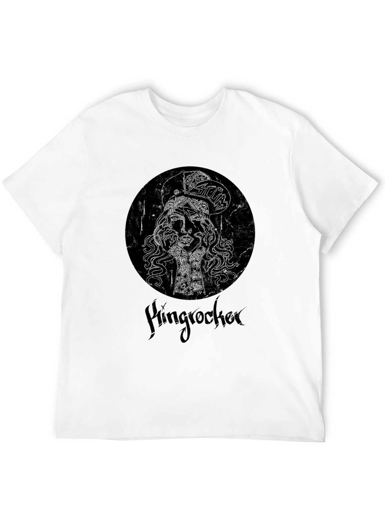 Hingrocker Graphic Print Black T-Shirt