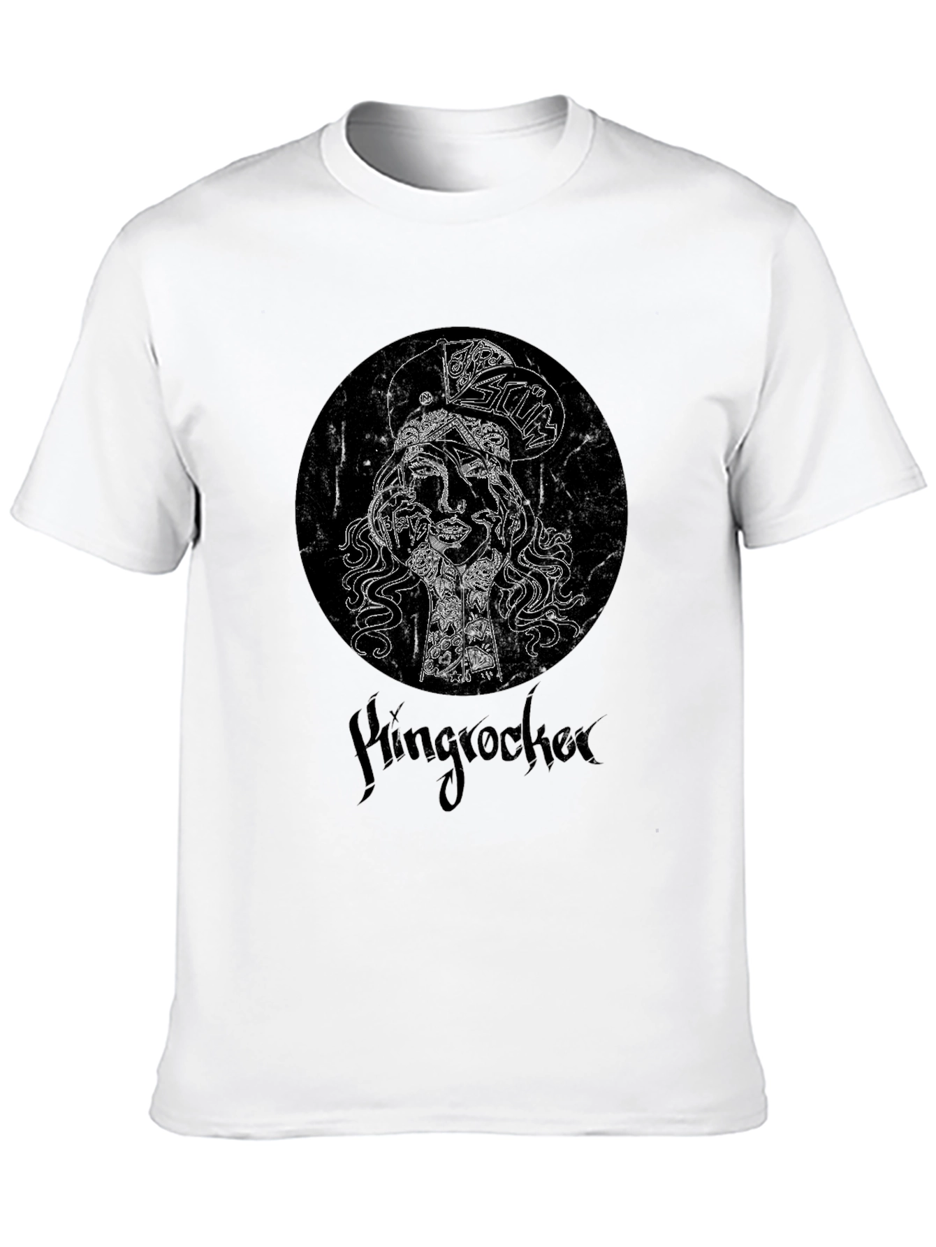Hingrocker Graphic Print Black T-Shirt